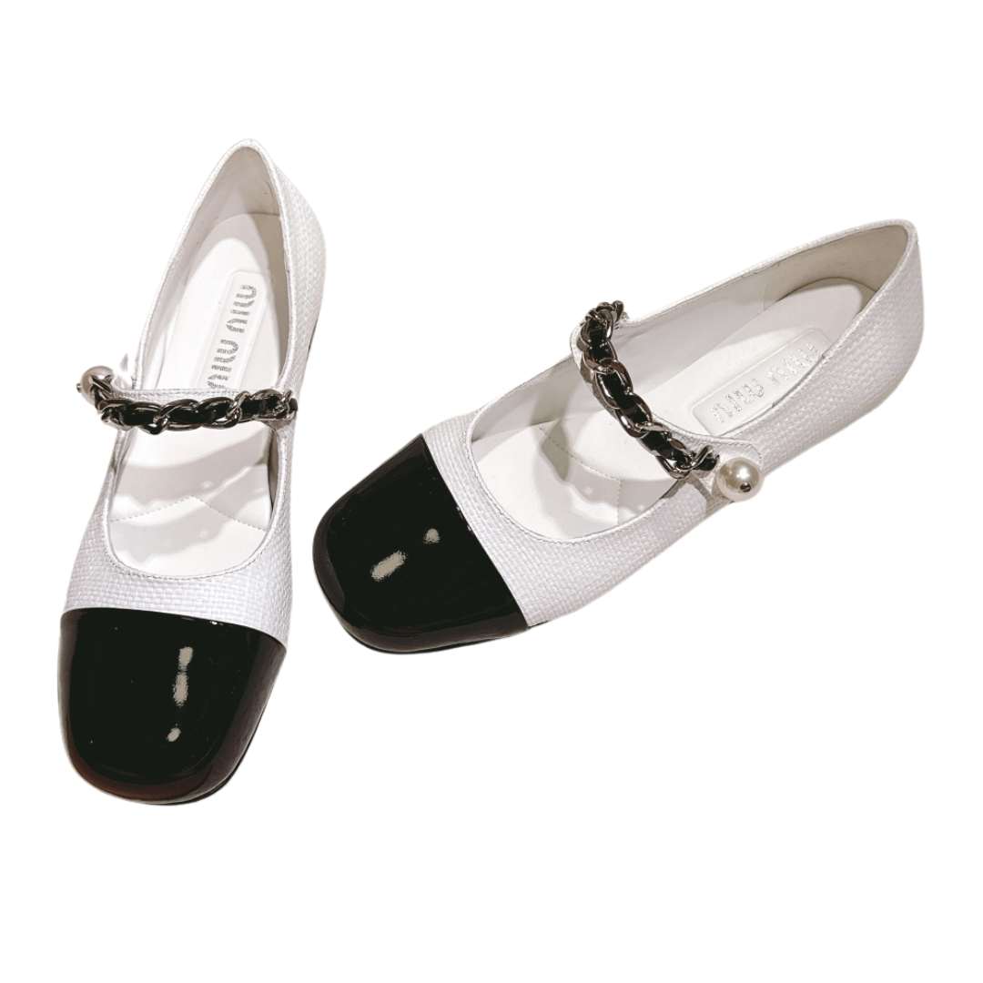 White and Black Ballerina