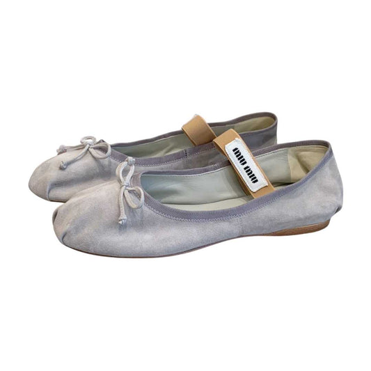 Grey Ballerina Velvet