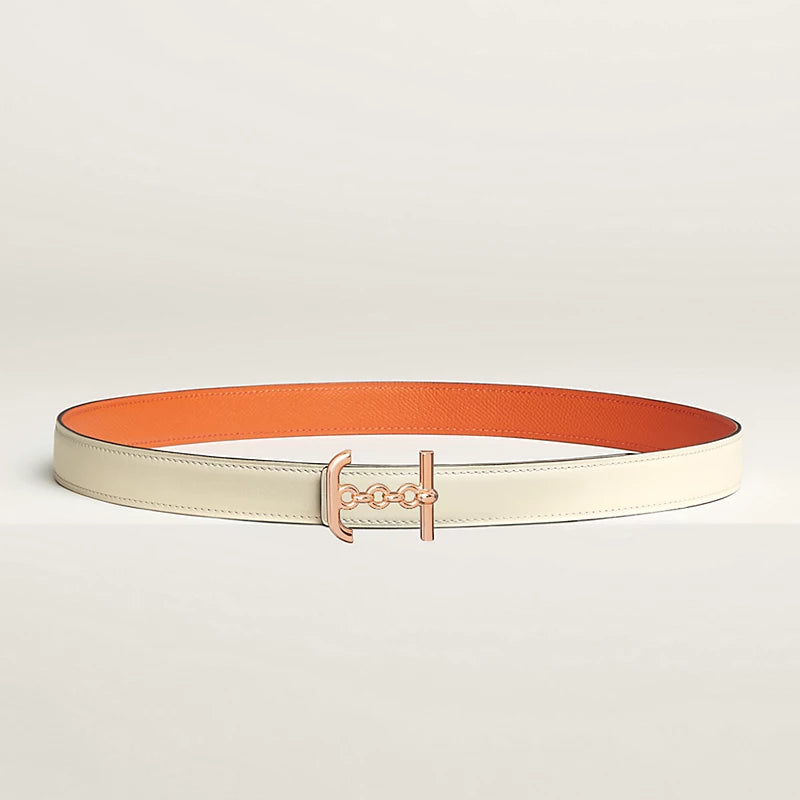 Ancre Marin Belt Buckle & Reversible Leather Strap 24 MM