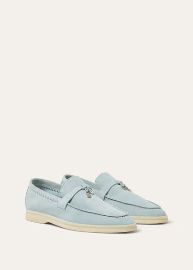 Light Beige - Hinoki Wood Loafers Velvet