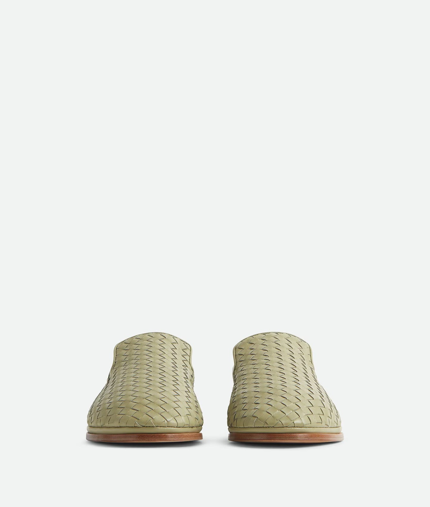BOTTEGA VENETA Intrecciato leather slippers