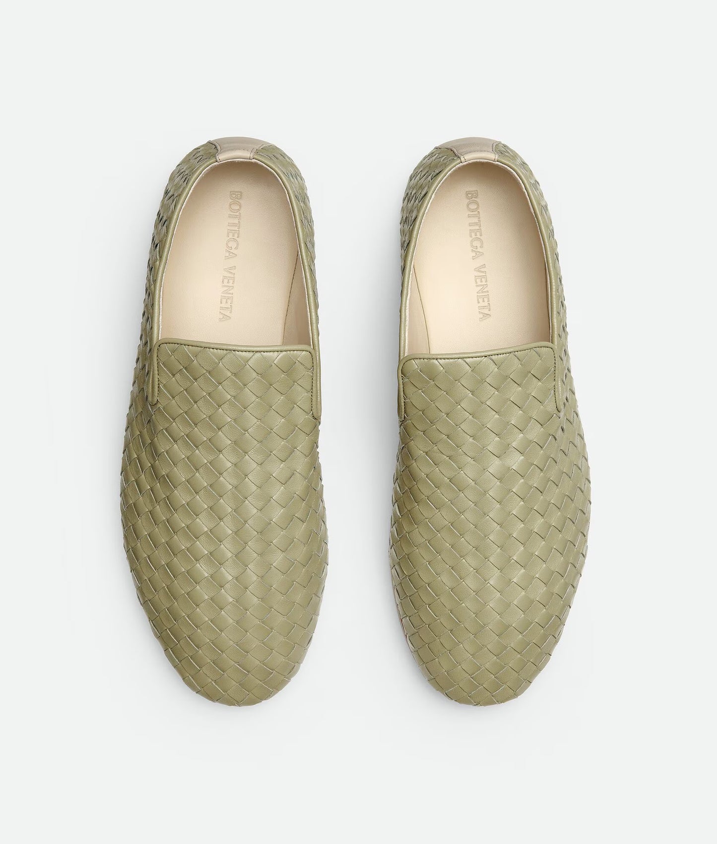 BOTTEGA VENETA Intrecciato leather slippers