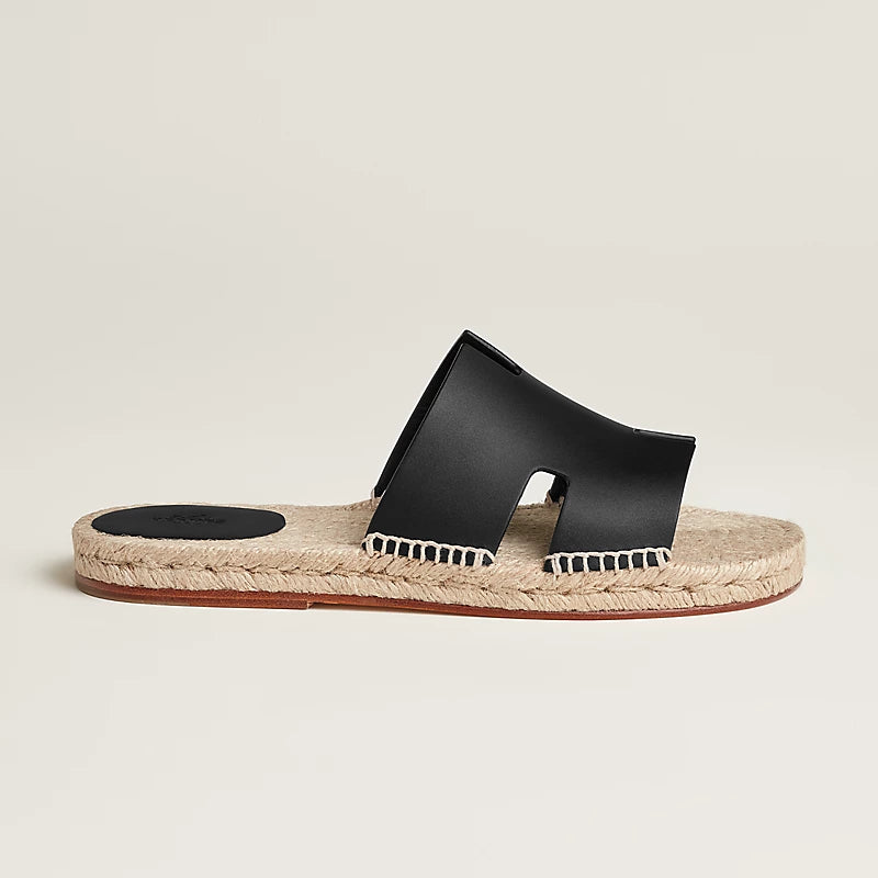 Noir - Vert Bouteille Antigua Espadrille