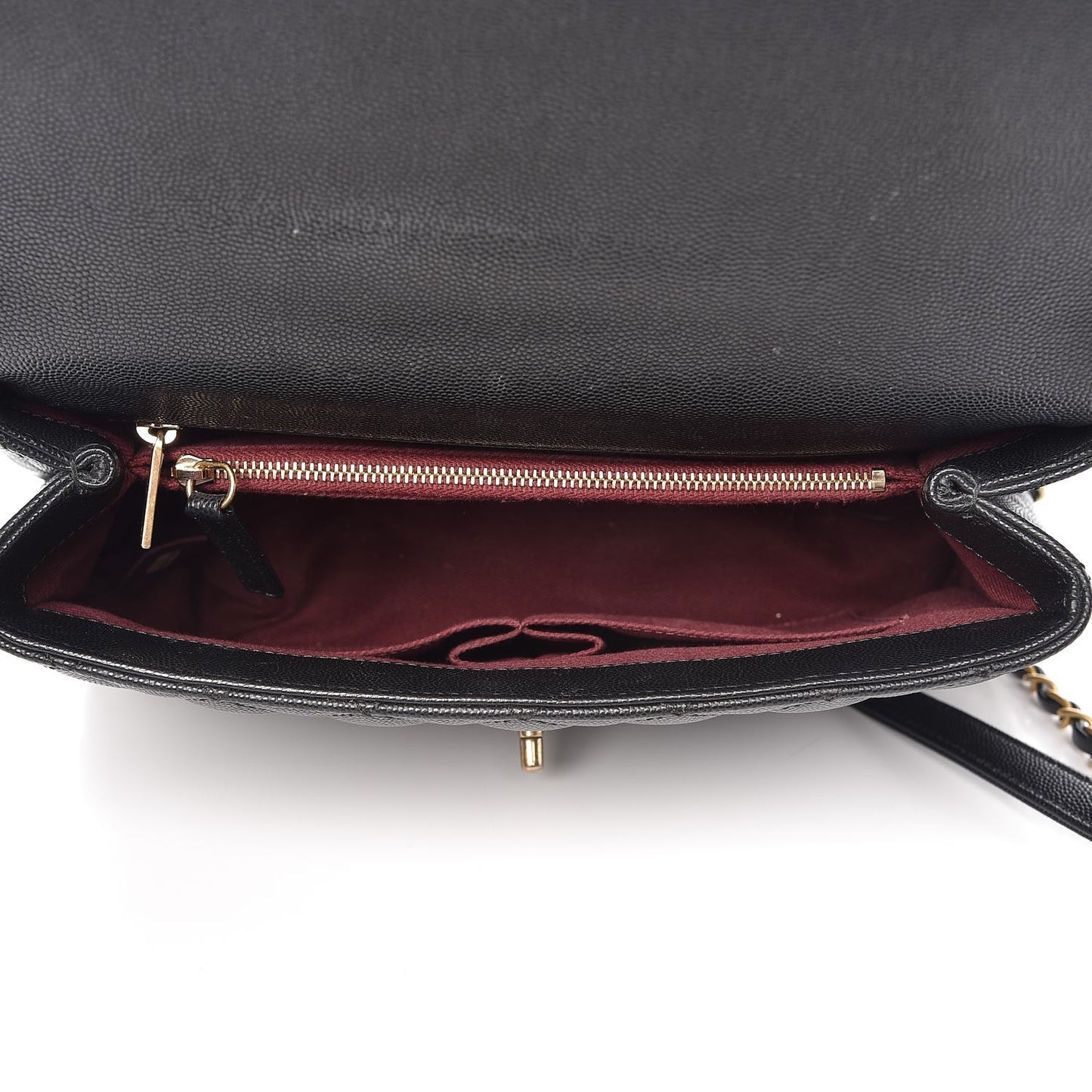 Chanel Caviar Quilted Coco Handle Small LGHW