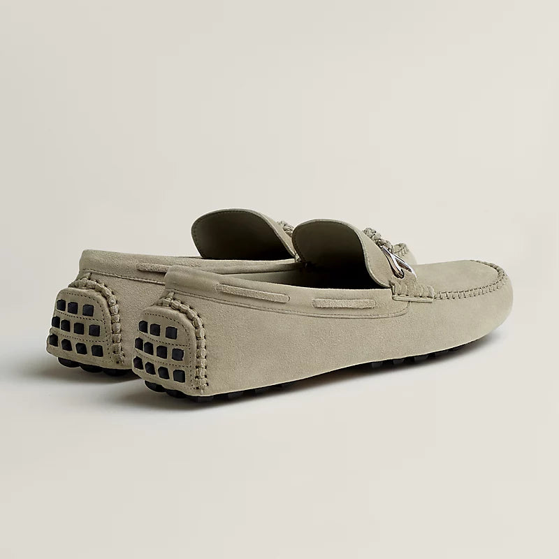 Blanc - Gris Orage Alessandro Loafer