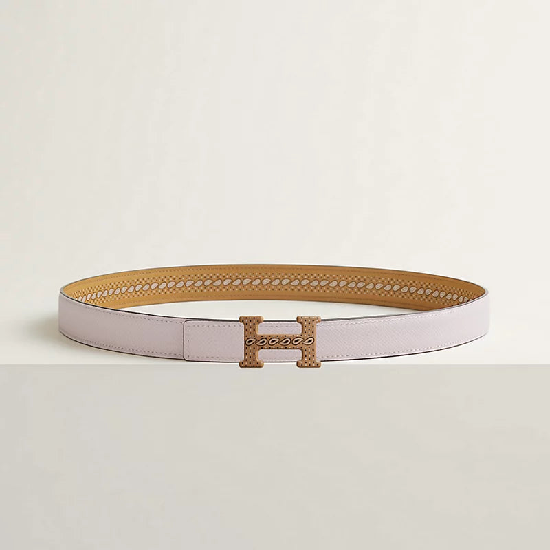 H Email Bandana belt buckle & Bandana leather strap 24 mm