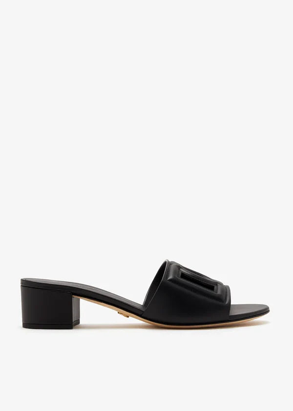 DOLCE & GABBANA DG logo calfskin sandals