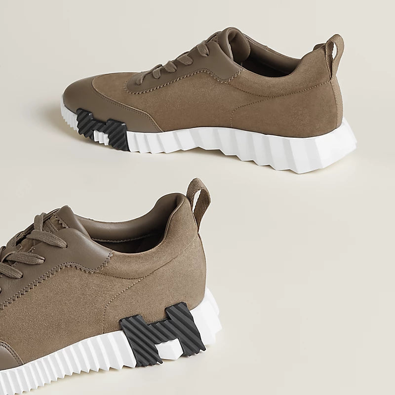 Étoupe - Blanc1 Bouncing Sneaker