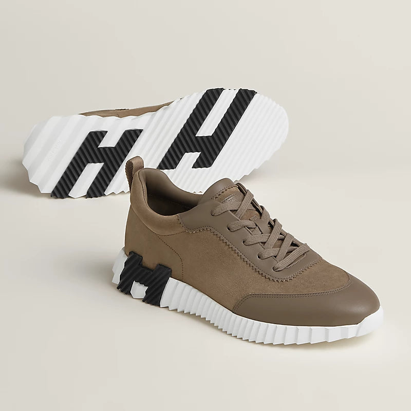 Étoupe - Blanc1 Bouncing Sneaker
