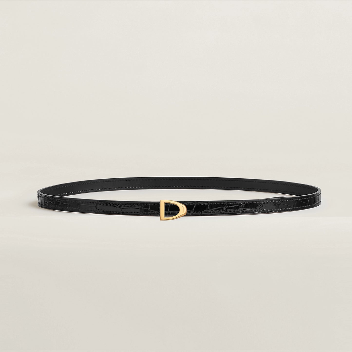 Cavaliere Belt Buckle & Reversible Leather Strap 13 MM