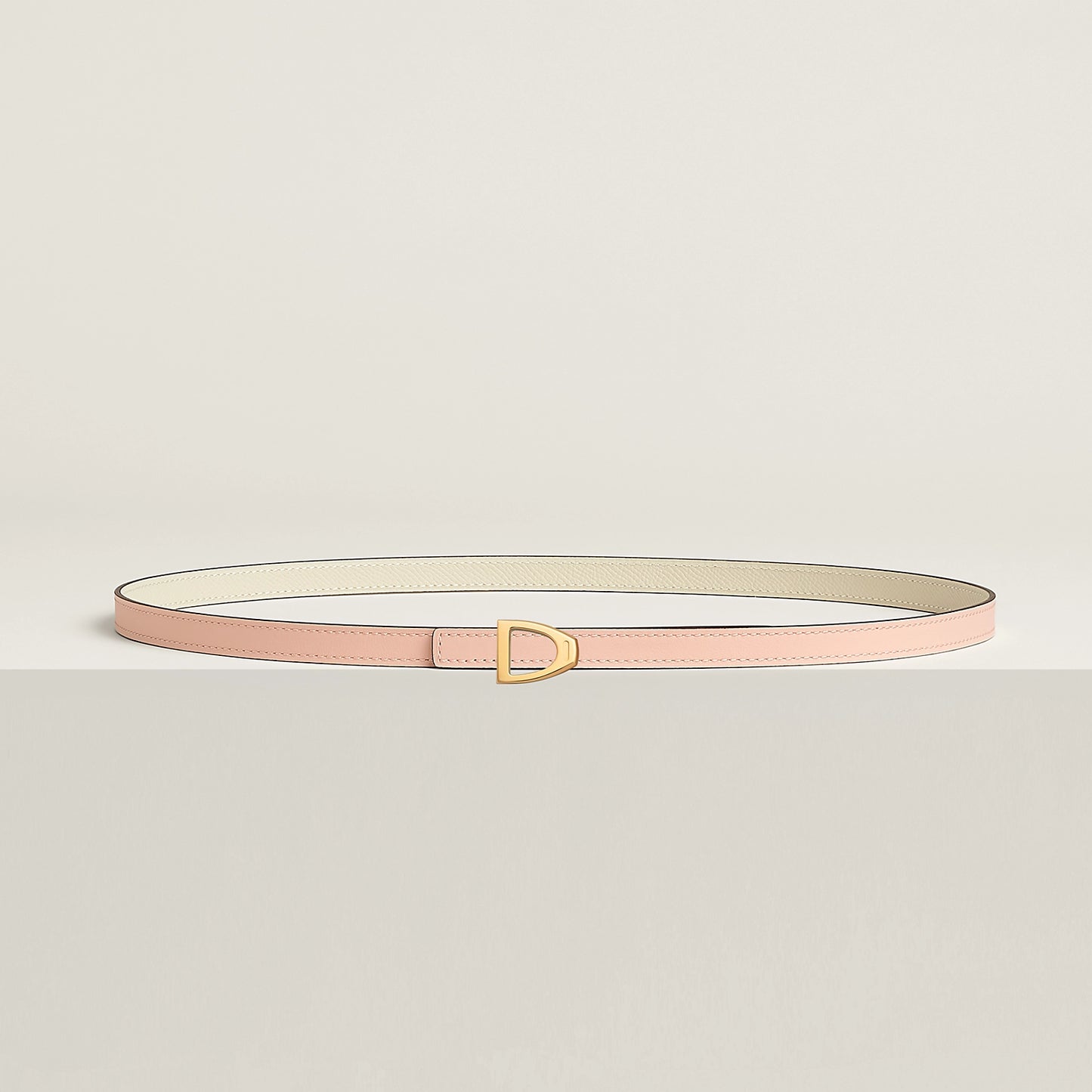 Cavaliere Belt Buckle & Reversible Leather Strap 13 MM