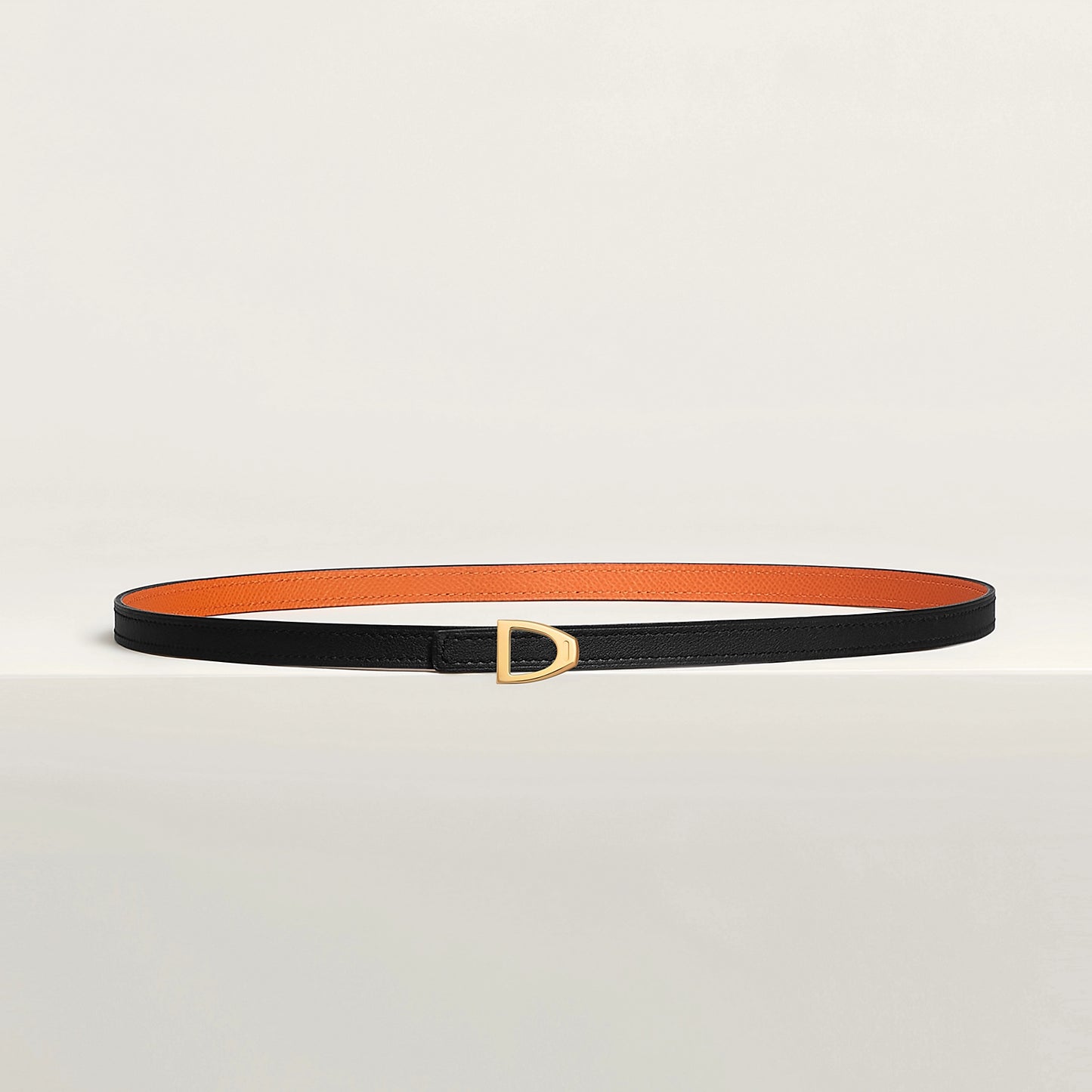 Cavaliere Belt Buckle & Reversible Leather Strap 13 MM
