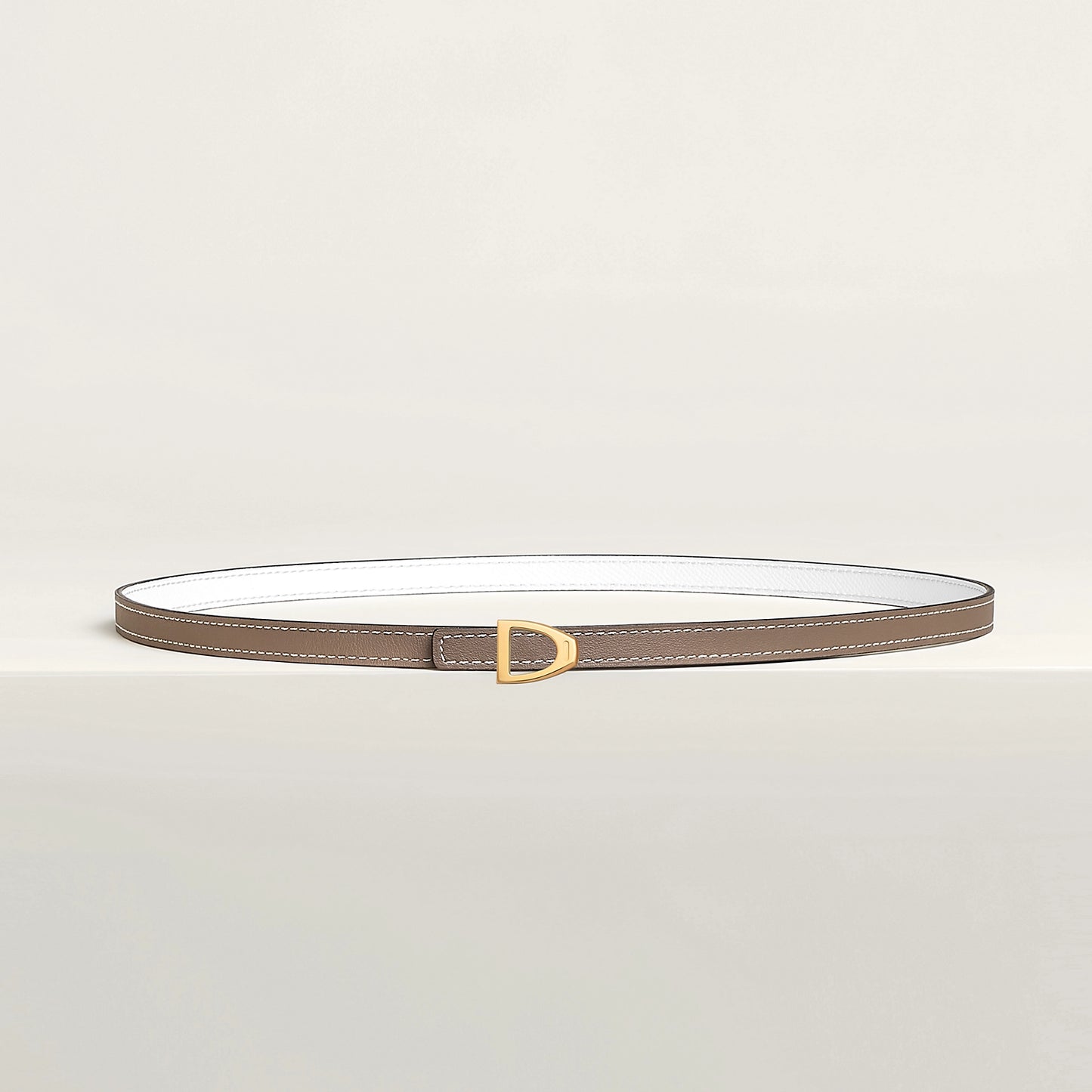 Cavaliere Belt Buckle & Reversible Leather Strap 13 MM