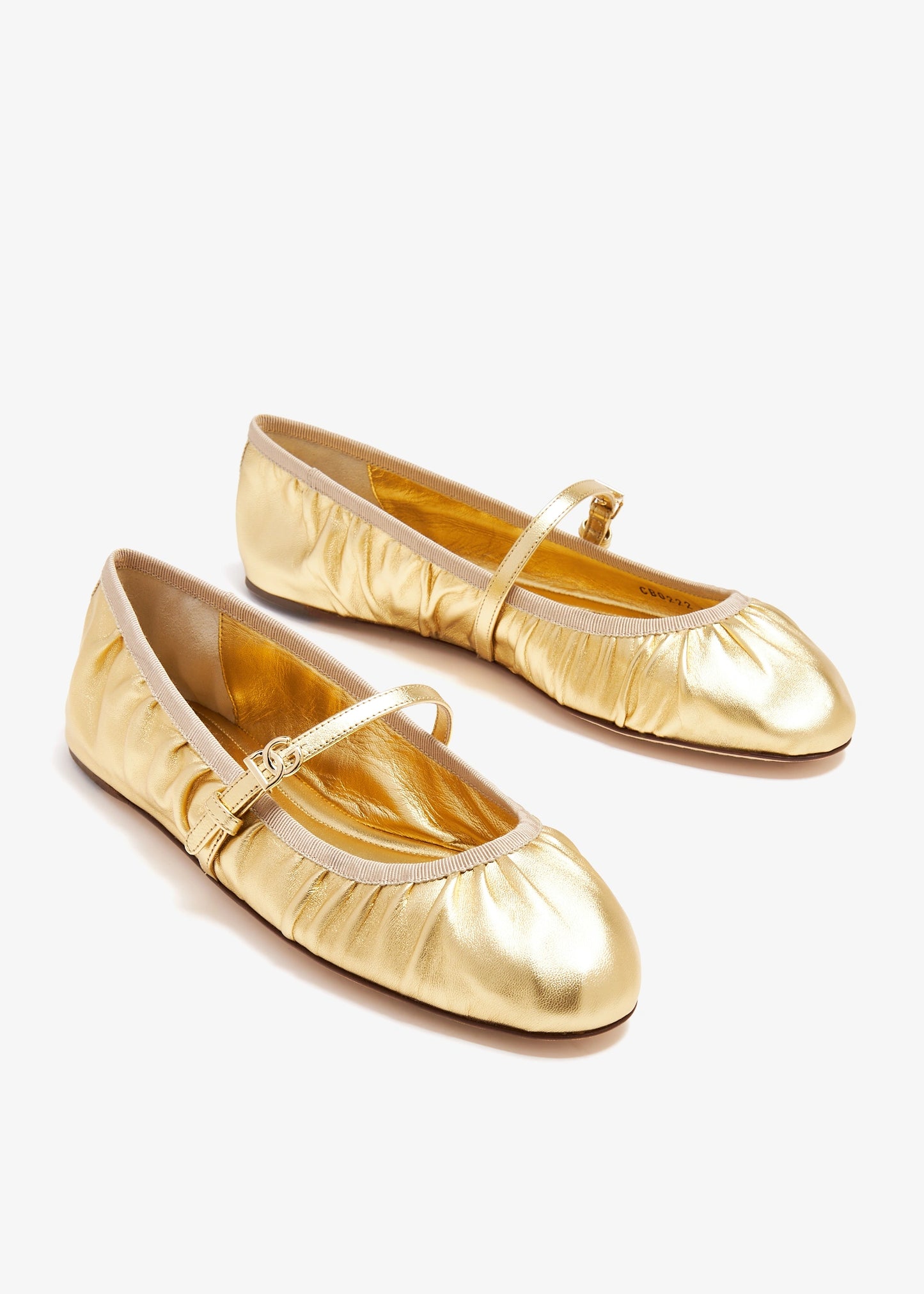 DOLCE & GABBANA Nappa Mordore ballet flats