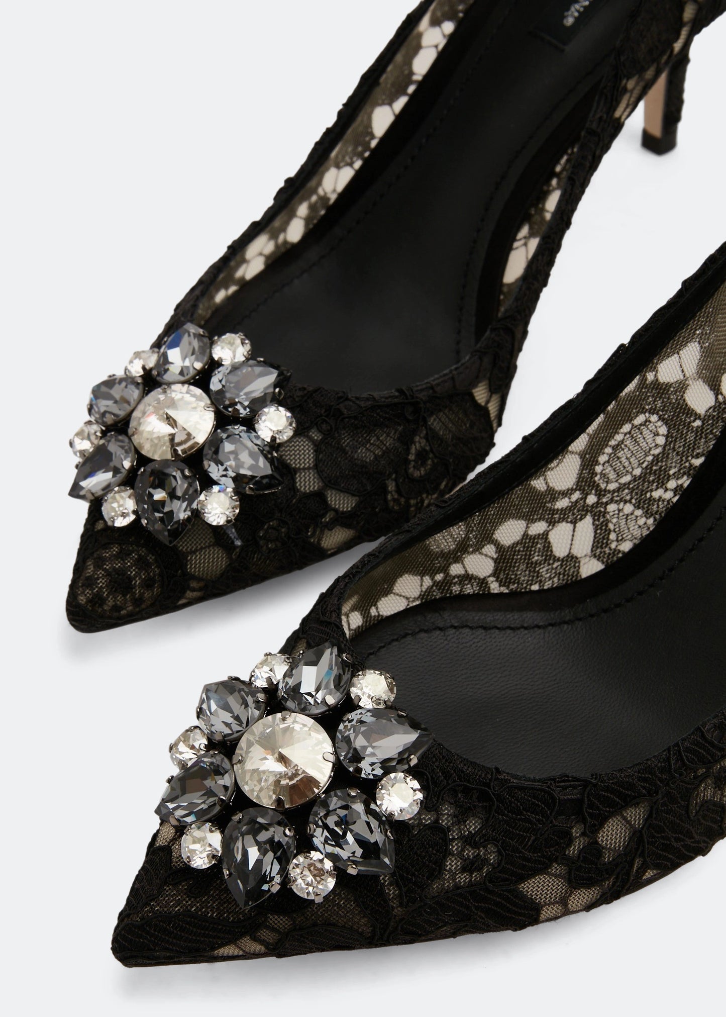 DOLCE & GABBANA Lace rainbow pumps