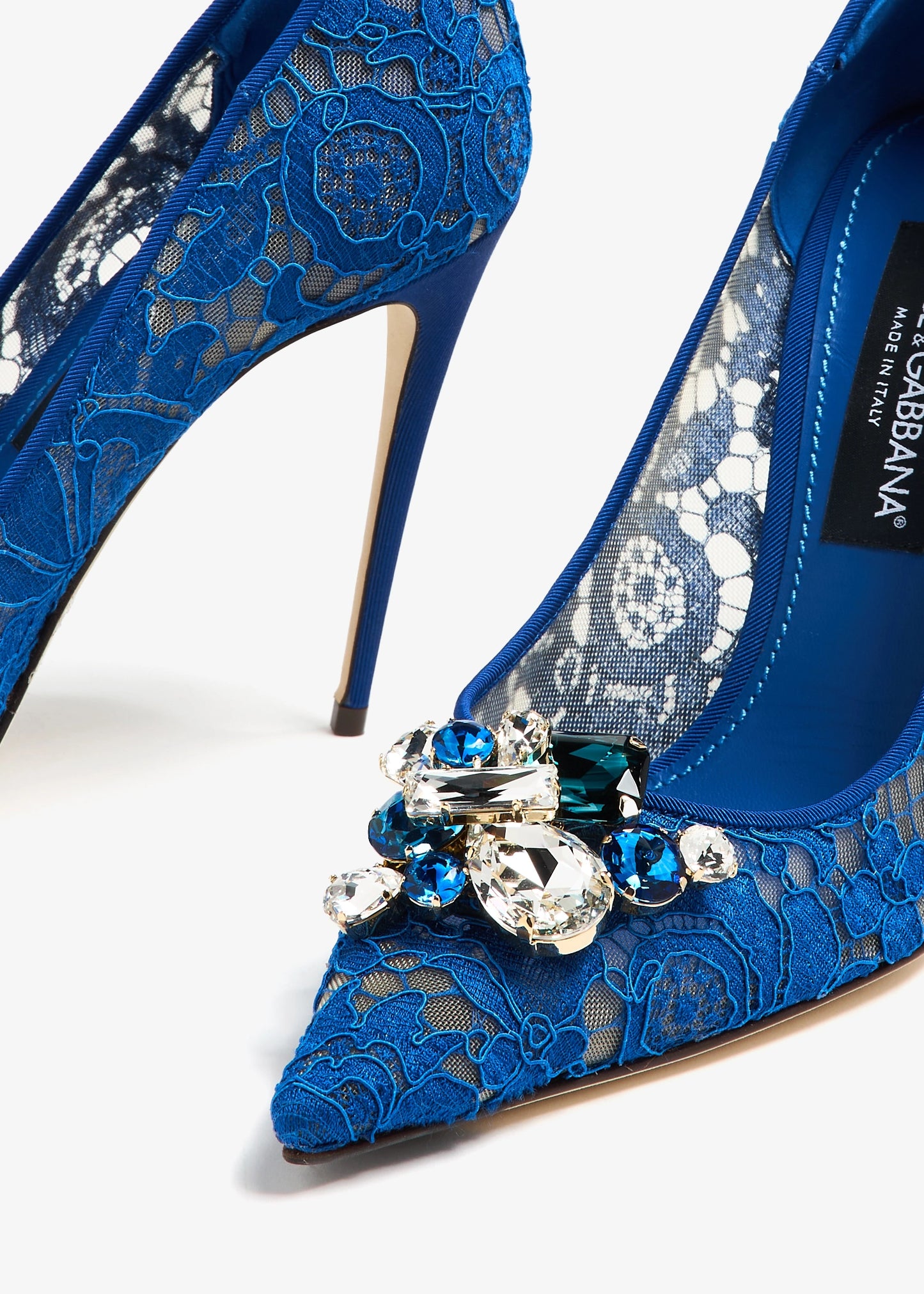 DOLCE & GABBANA Lace rainbow pumps