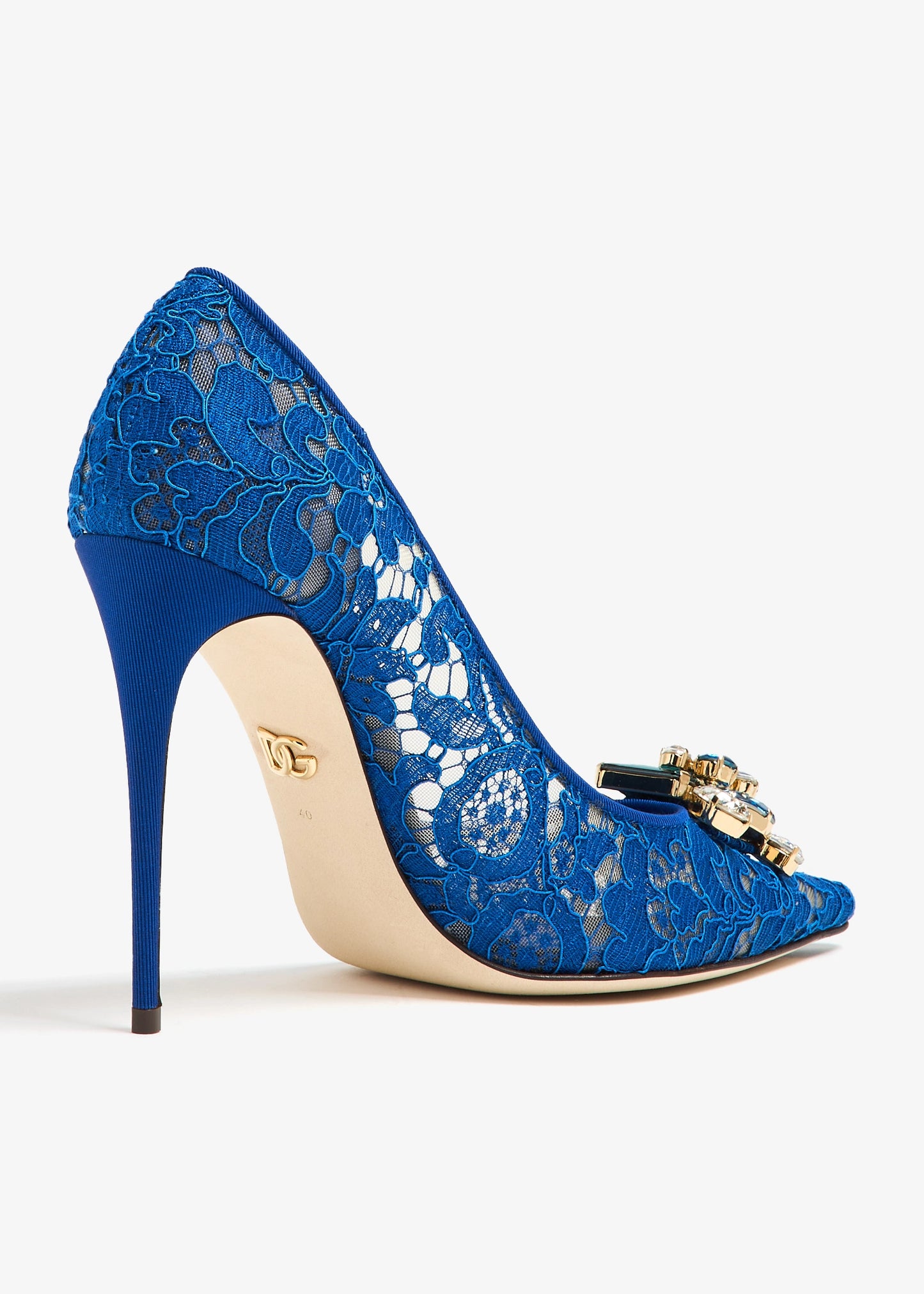 DOLCE & GABBANA Lace rainbow pumps