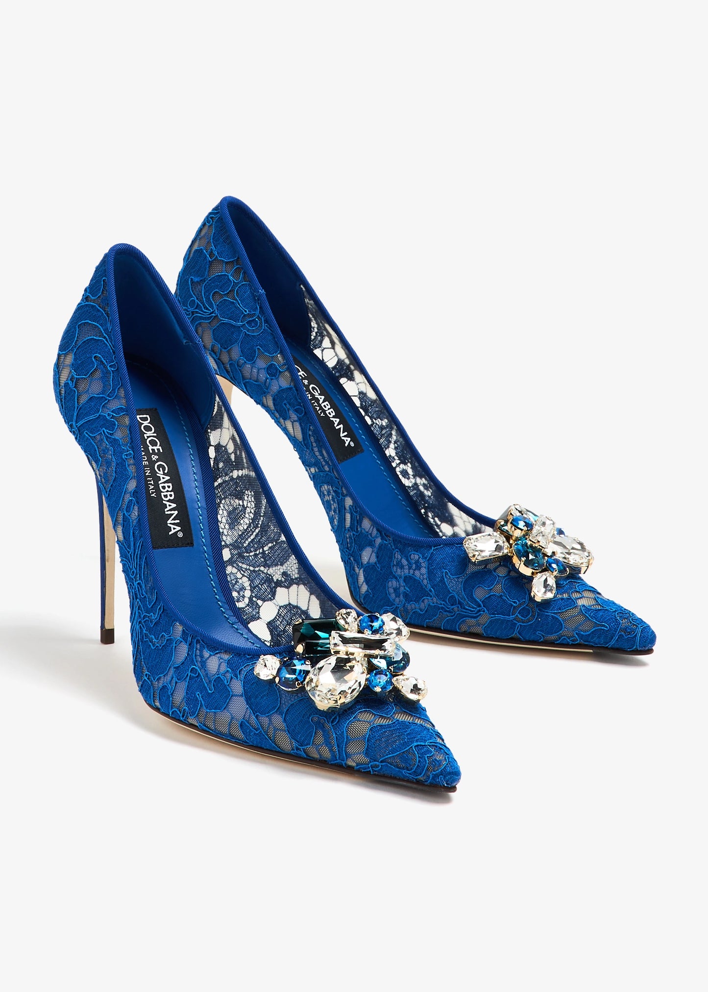 DOLCE & GABBANA Lace rainbow pumps
