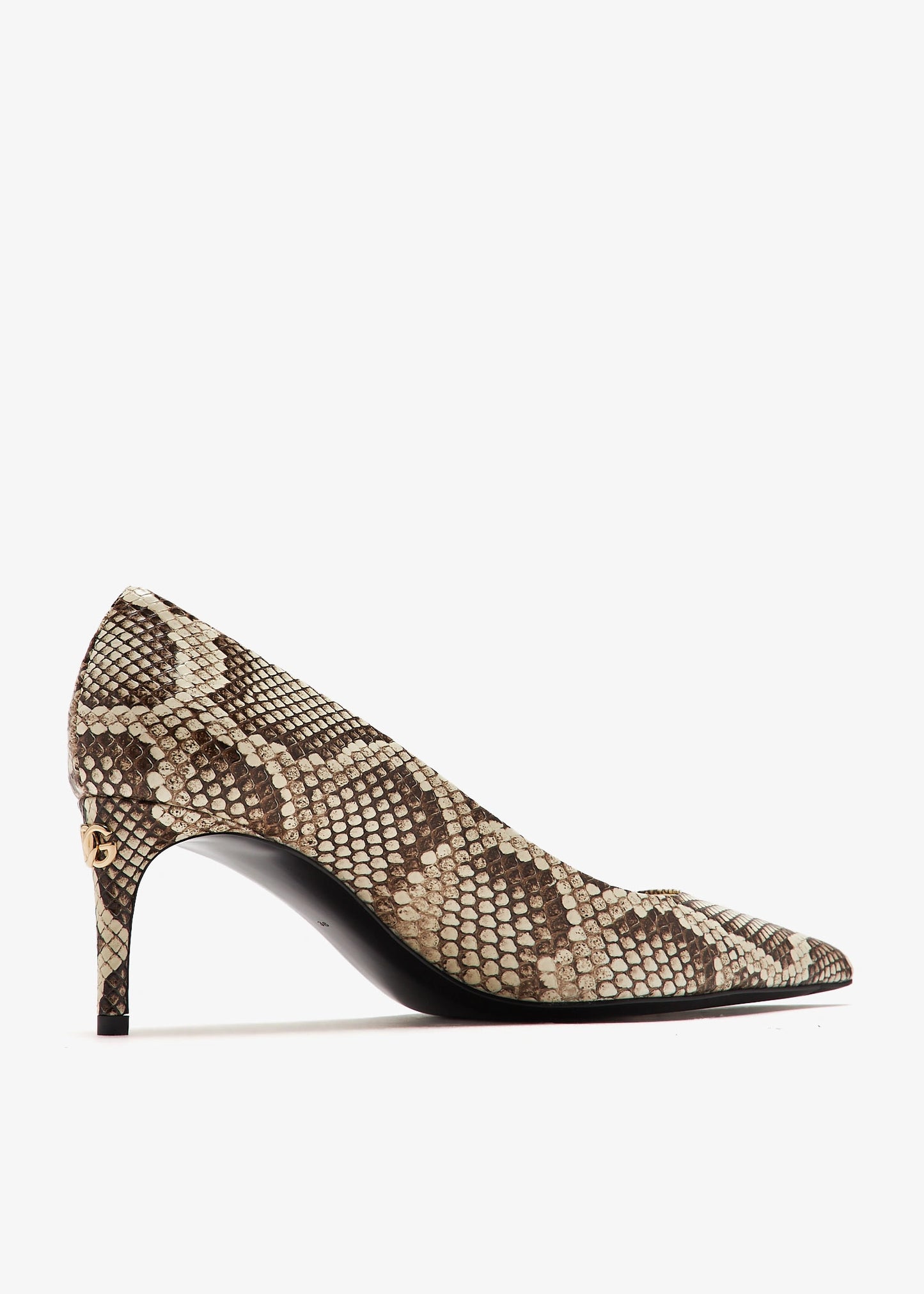 DOLCE & GABBANA Python skin pumps