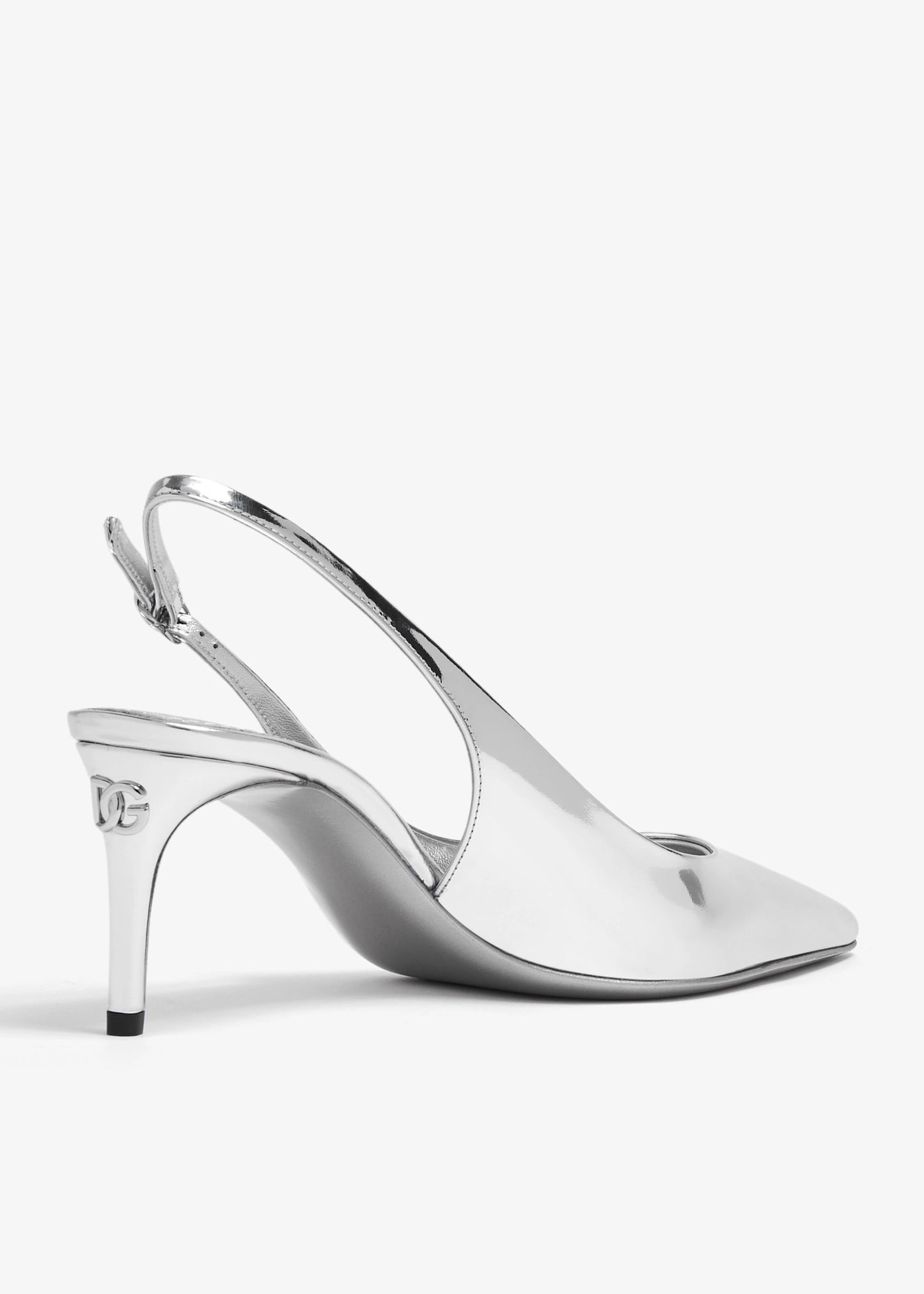 DOLCE & GABBANA Leather slingback pumps