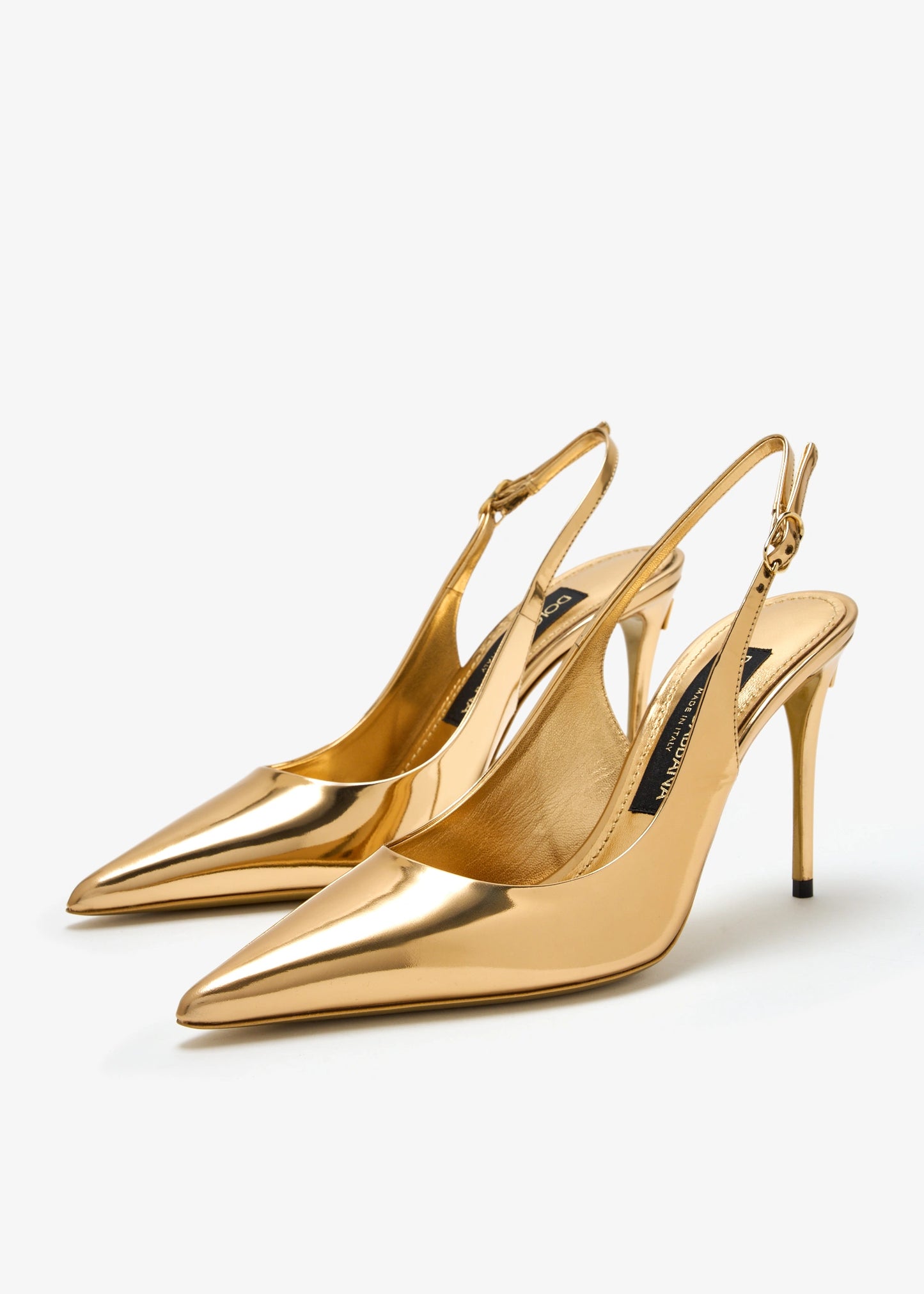 DOLCE & GABBANA calfskin slingbacks pumps
