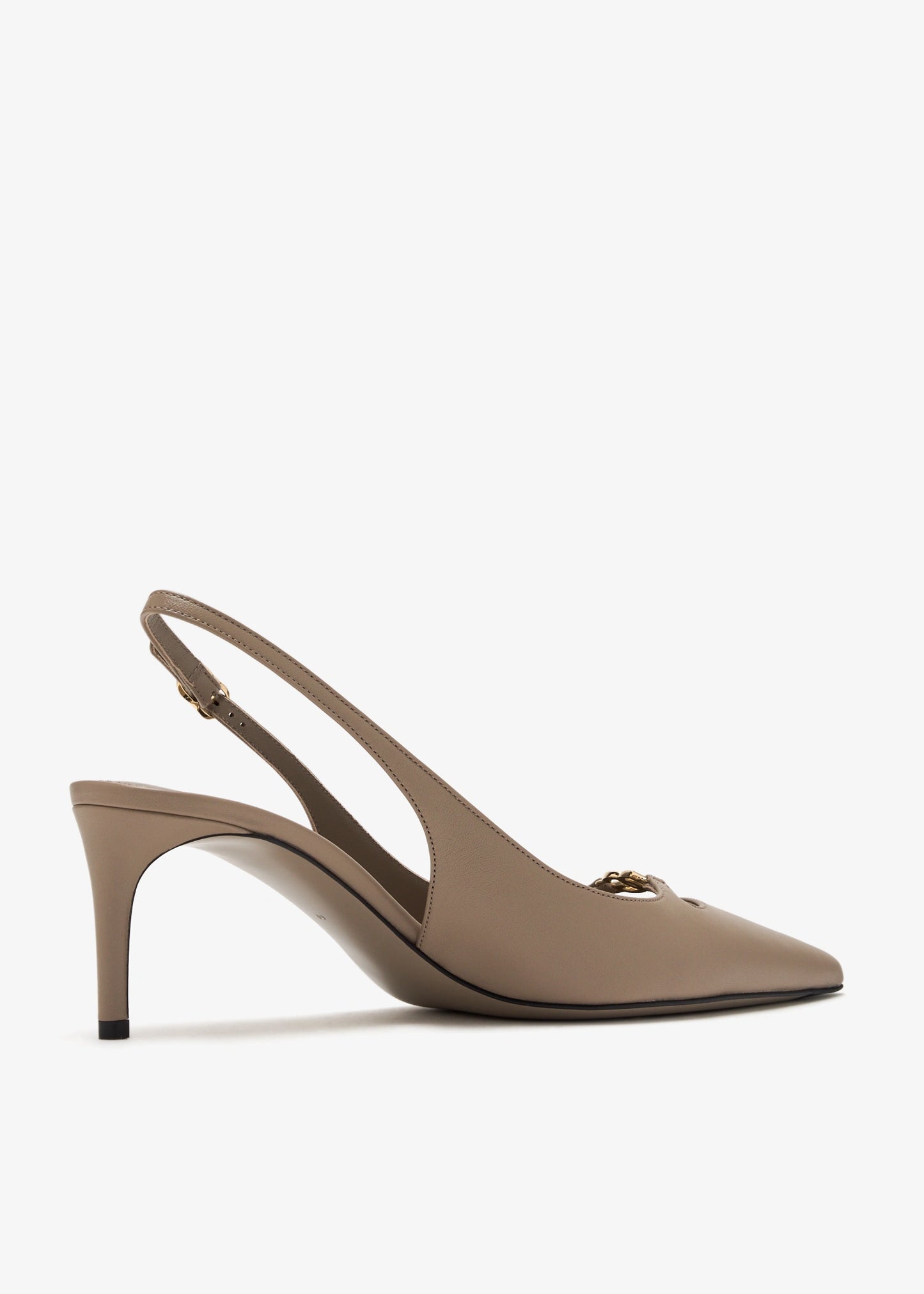 DOLCE & GABBANA DG logo slingback pumps