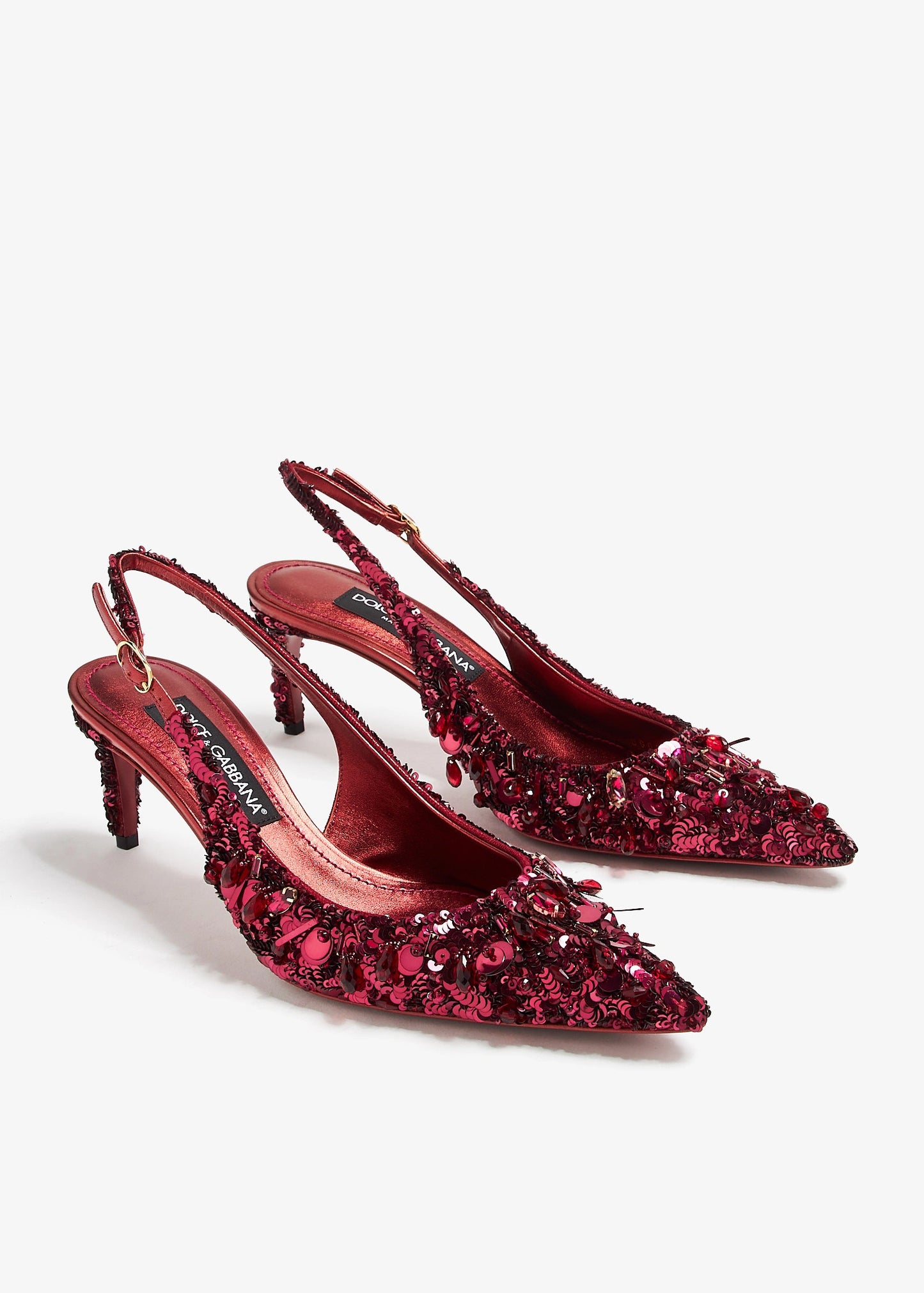 DOLCE & GABBANA Sequin embellished pumps