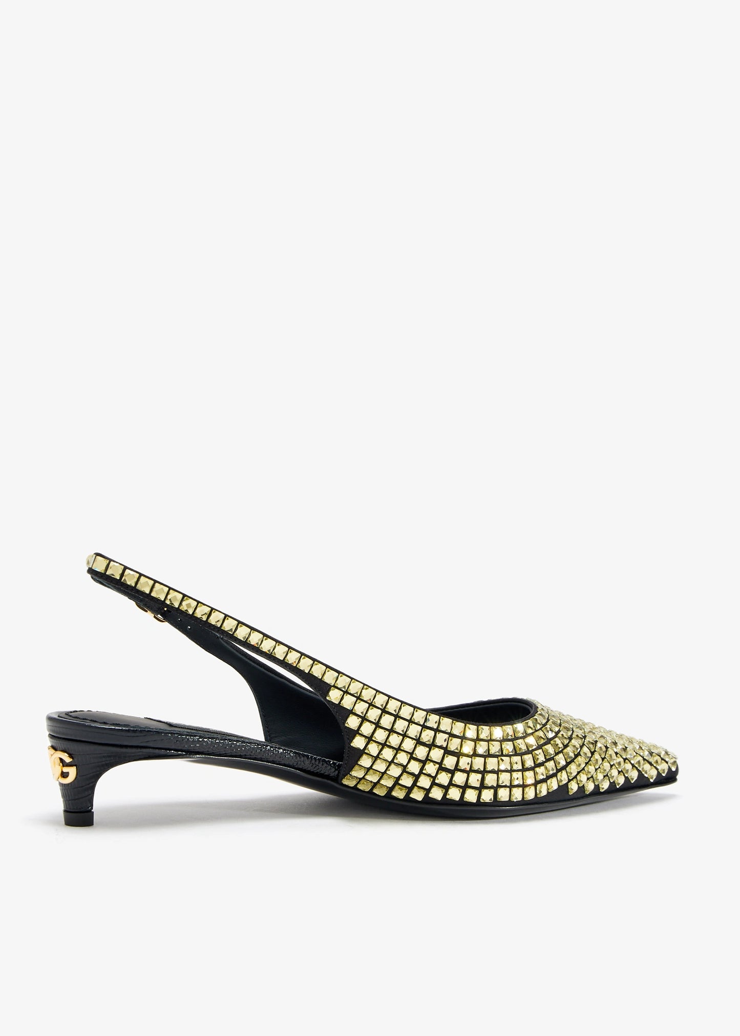 DOLCE & GABBANA Calfskin slingback pumps