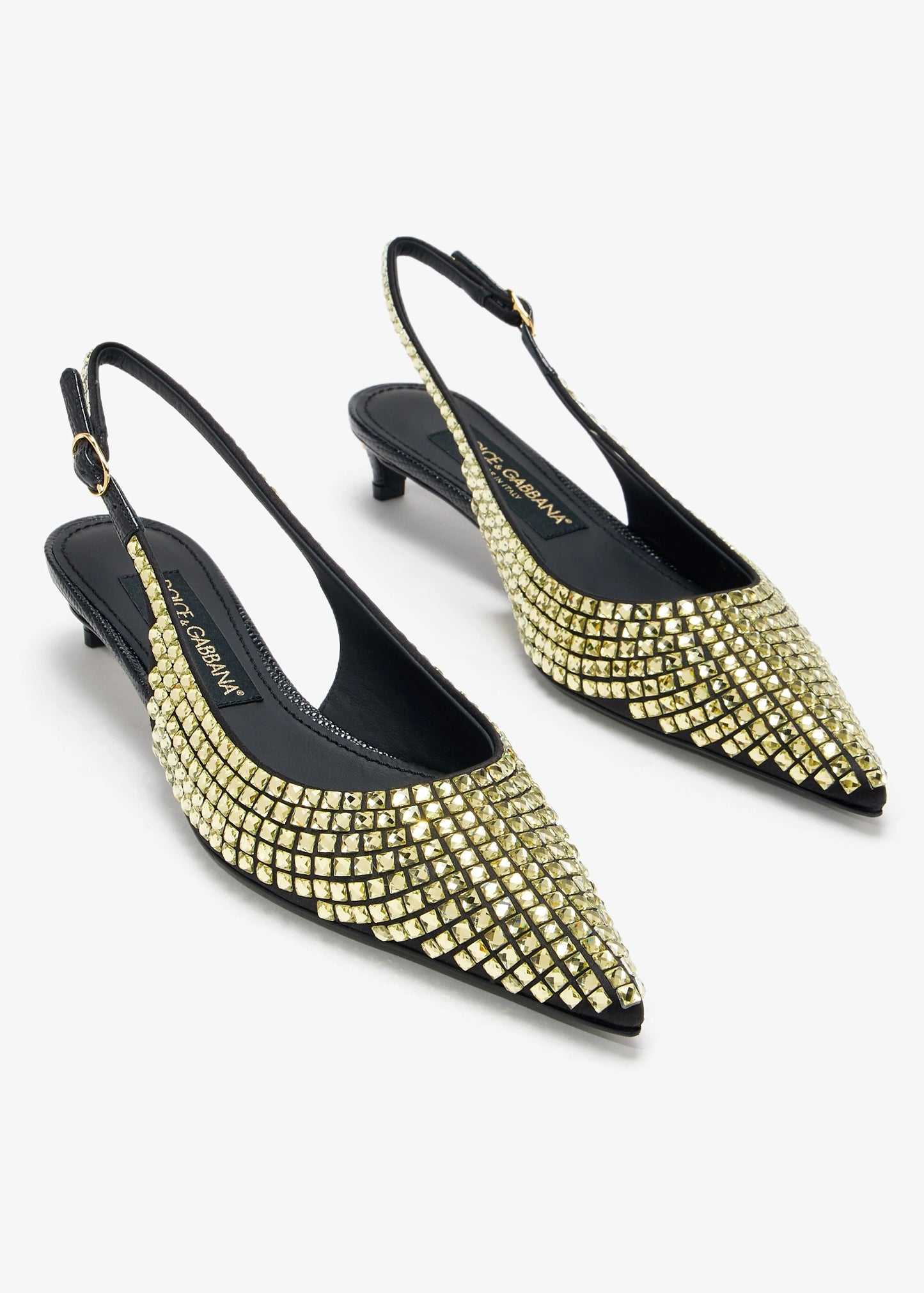 DOLCE & GABBANA Calfskin slingback pumps
