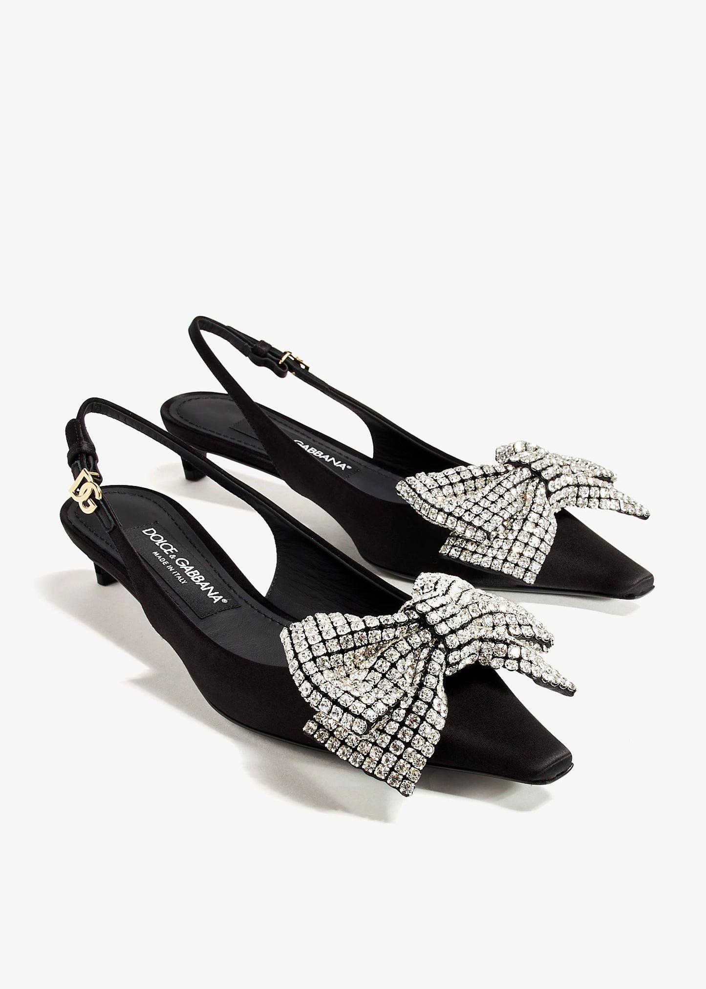 DOLCE & GABBANA Crystal bow pumps