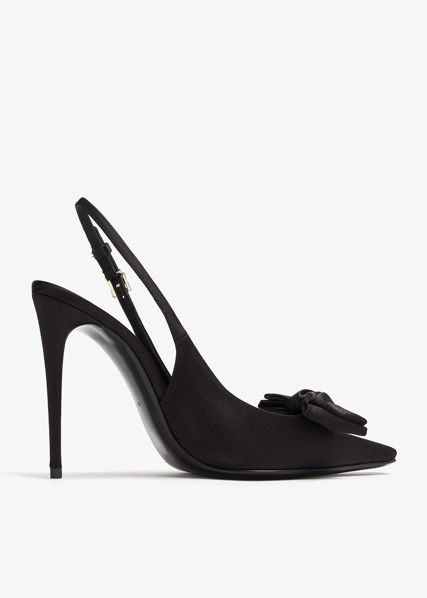 DOLCE & GABBANA Satin bow slingback pumps