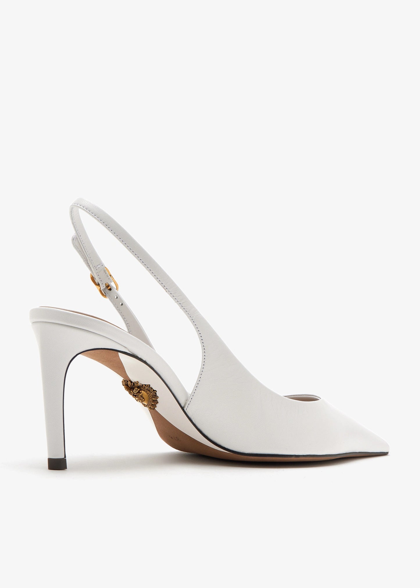 DOLCE & GABBANA Polished goatskin slingbacks