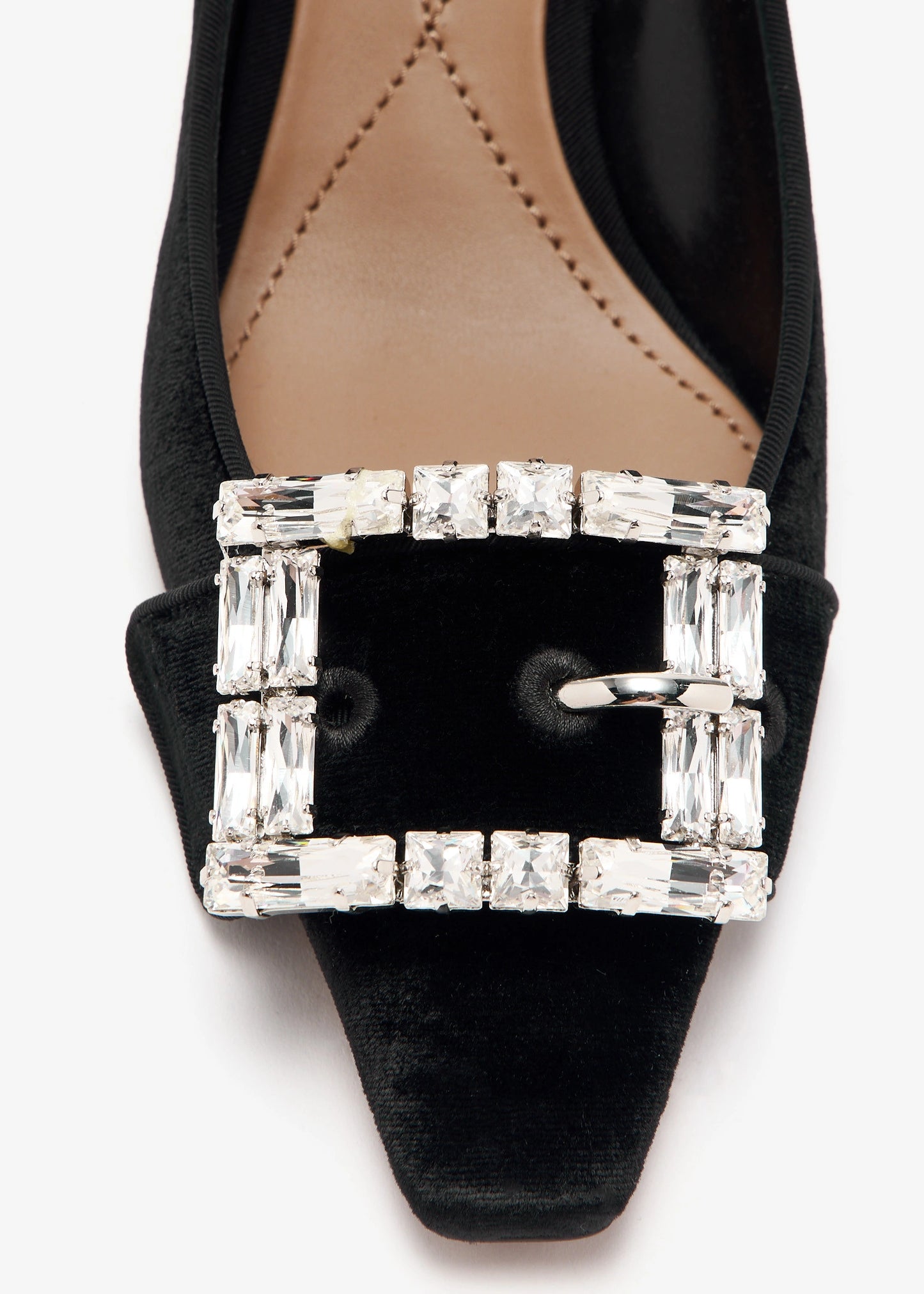 DOLCE & GABBANA Bejeweled Buckle Slingback Pumps