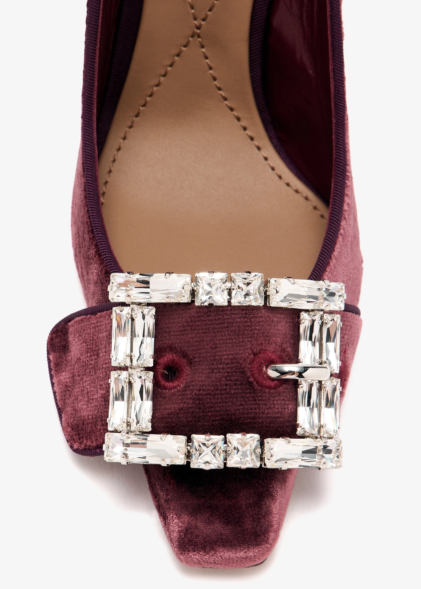 DOLCE & GABBANA Bejeweled buckle slingback pumps
