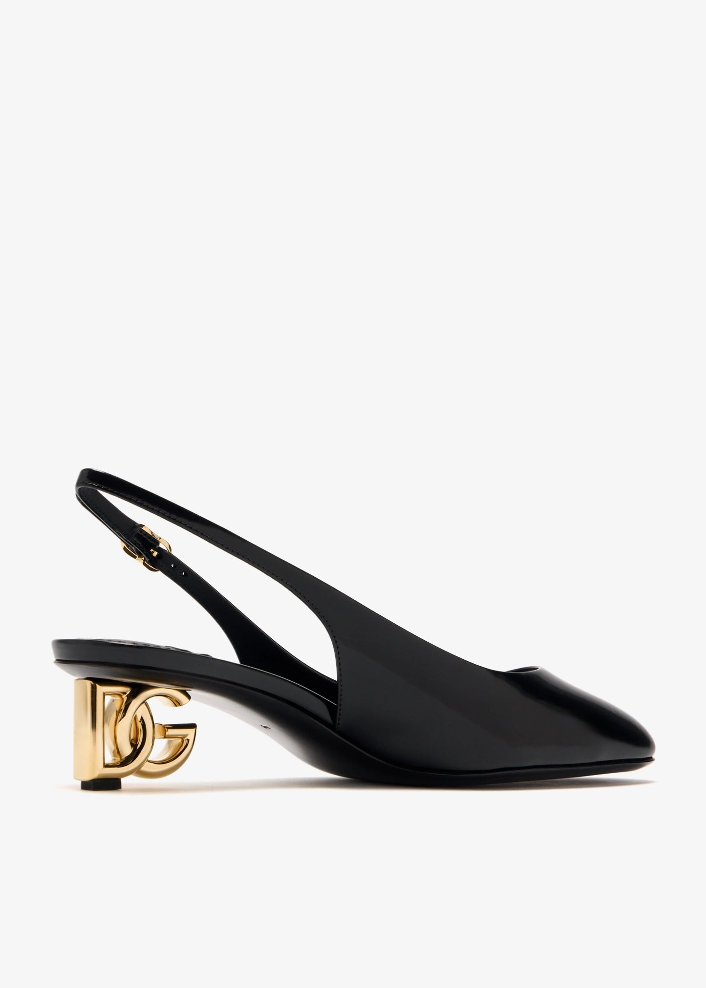 DOLCE & GABBANA Patent Leather Slingback Pumps