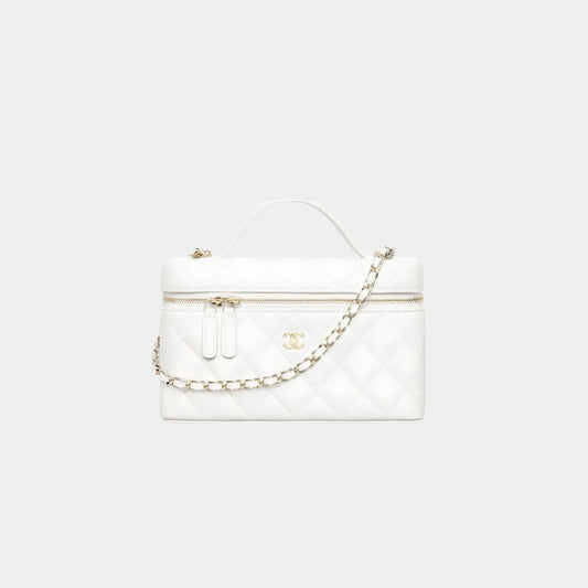 Chanel Classic Vanity with Chain in Grained Shiny Calfskin