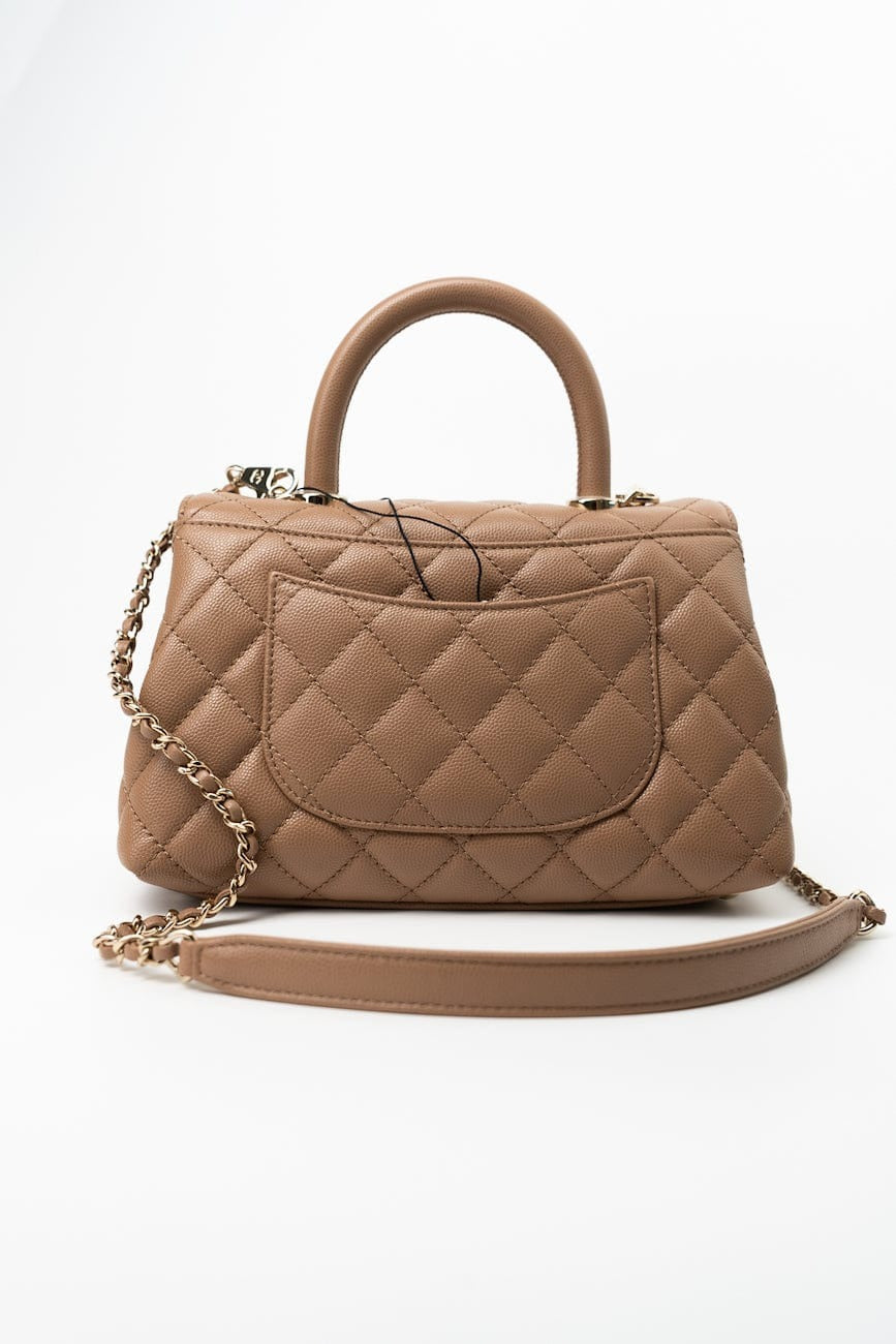 Chanel Caviar Quilted Coco Handle Small LGHW