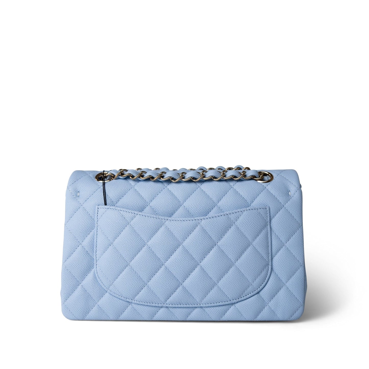 Chanel 23P Light Blue Classic Flap Small Light Gold Hardware