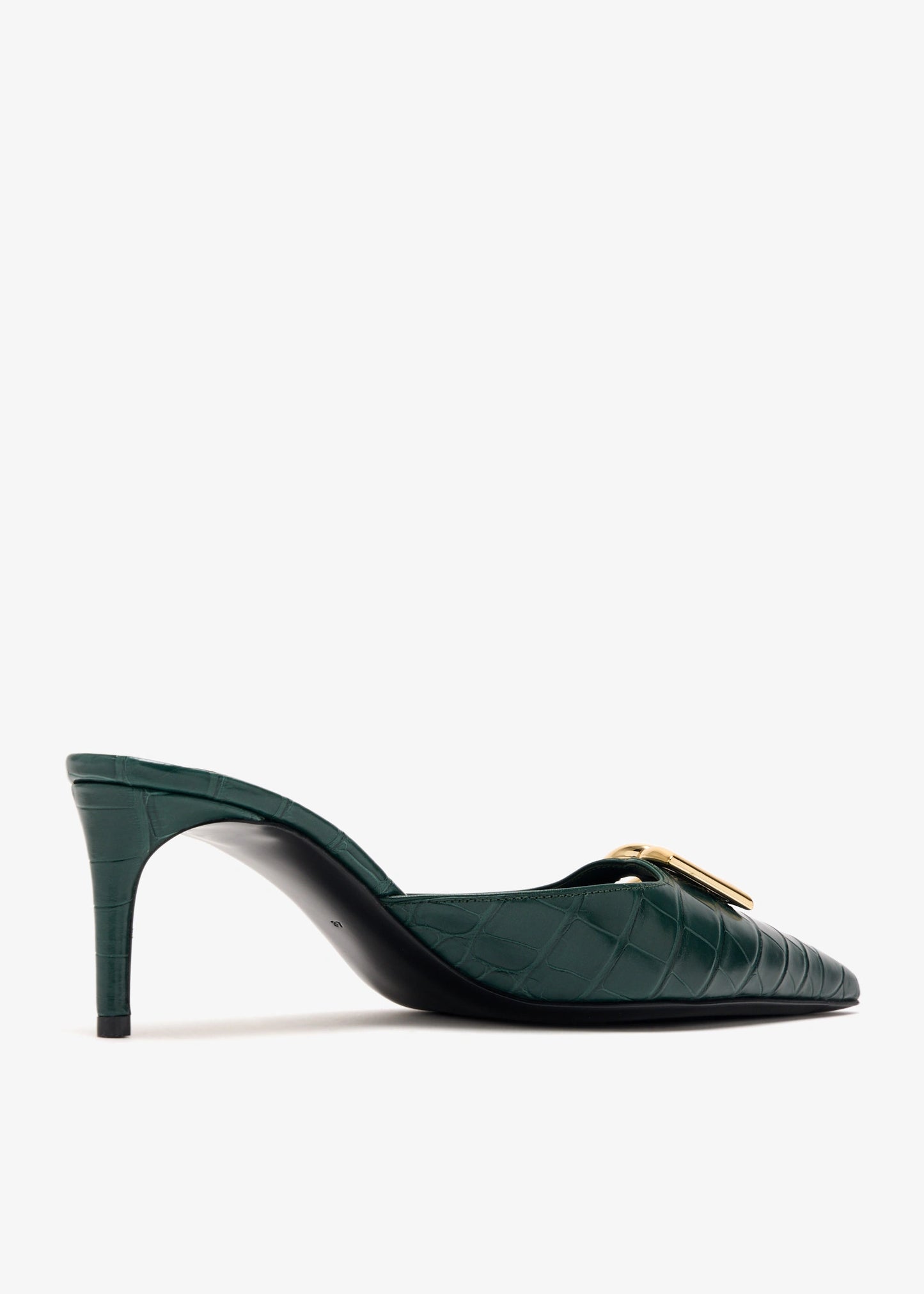 DOLCE & GABBANA Alligator skin mules