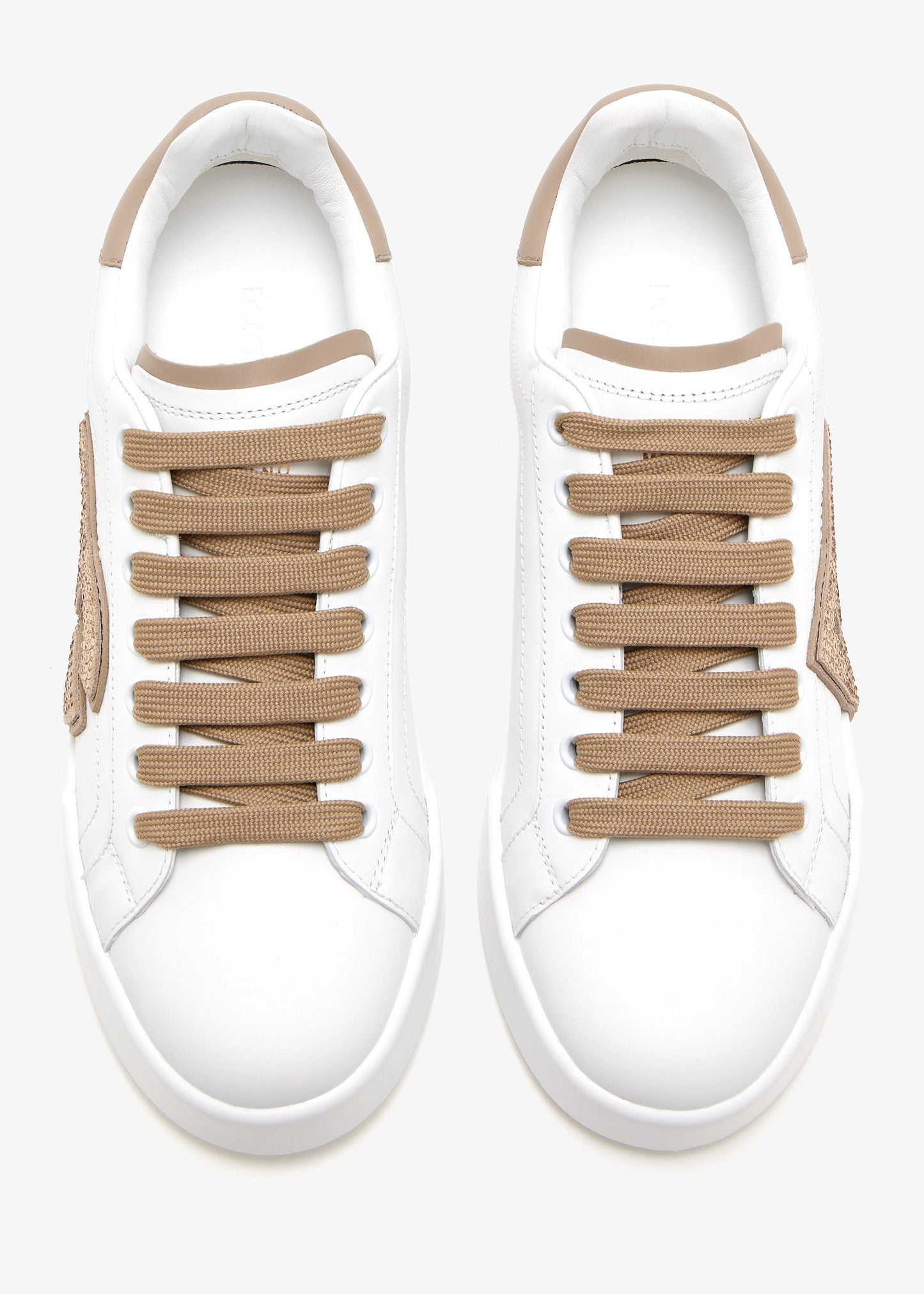 DOLCE & GABBANA Calfskin Portofino Light Strobel Sneakers