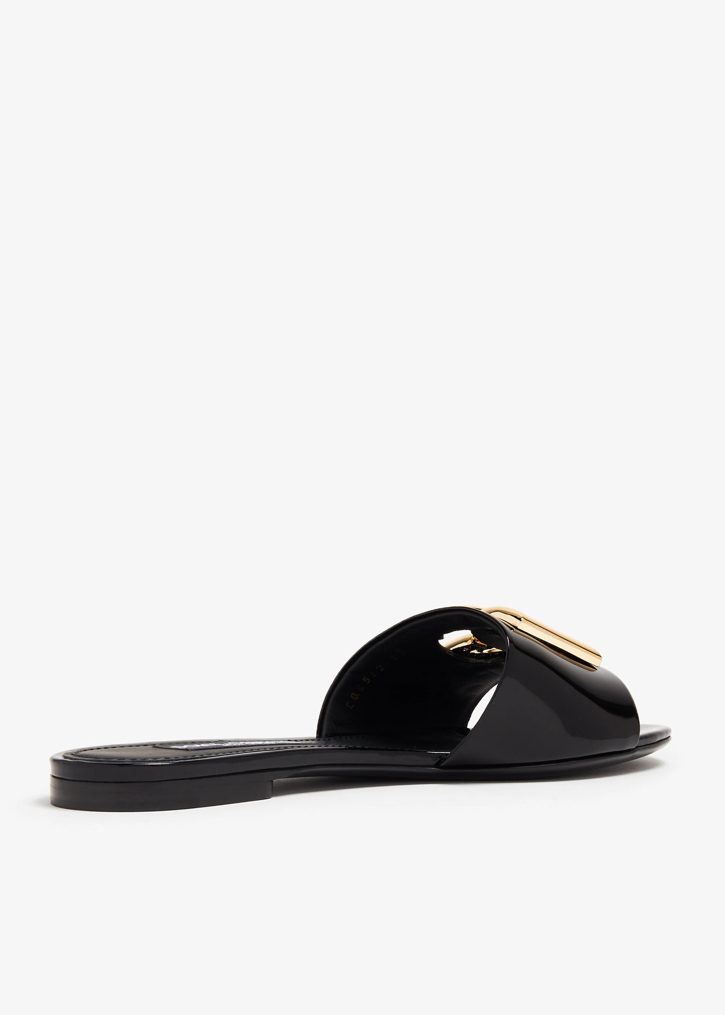 DOLCE & GABBANA DG logo flat sandals