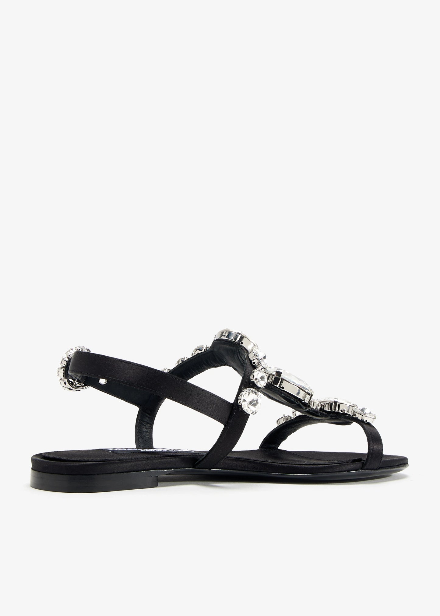 DOLCE & GABBANA Gemstone satin sandals