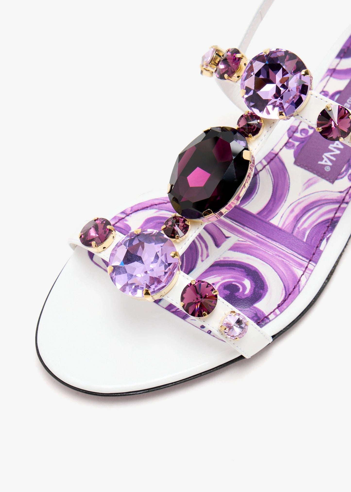 DOLCE & GABBANA Crystal-embellished sandals