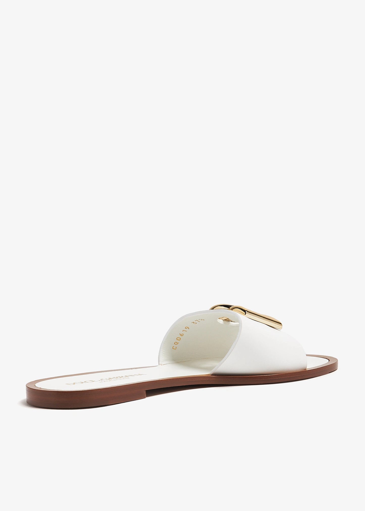 DOLCE & GABBANA Calfskin slide sandals