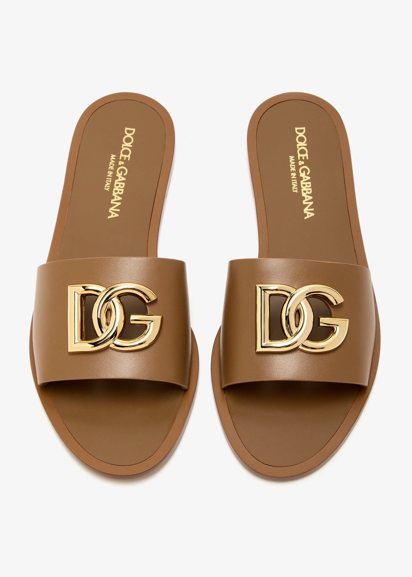 DOLCE & GABBANA DG Logo slide sandals