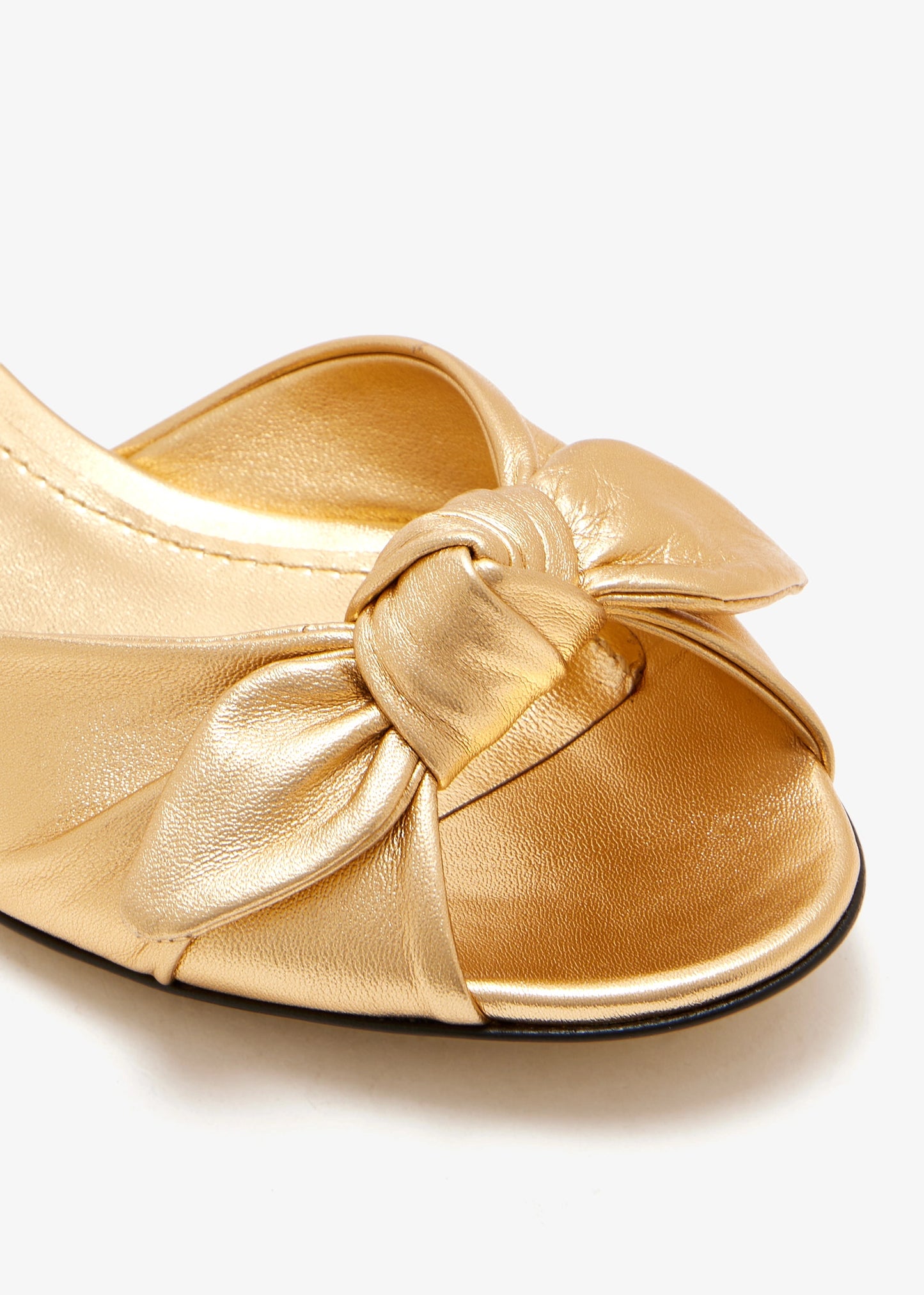DOLCE & GABBANA Bow nappa sandals