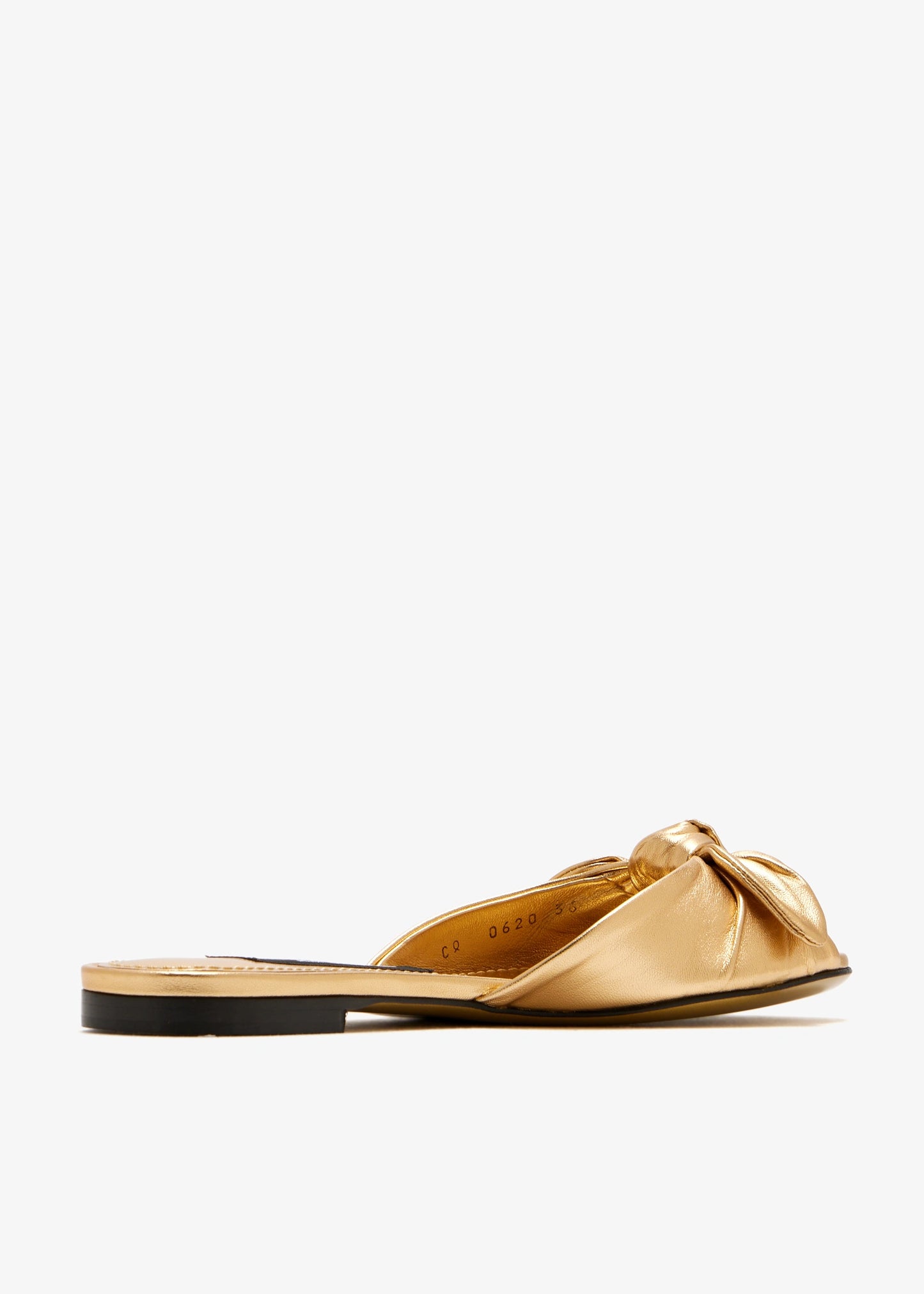 DOLCE & GABBANA Bow nappa sandals