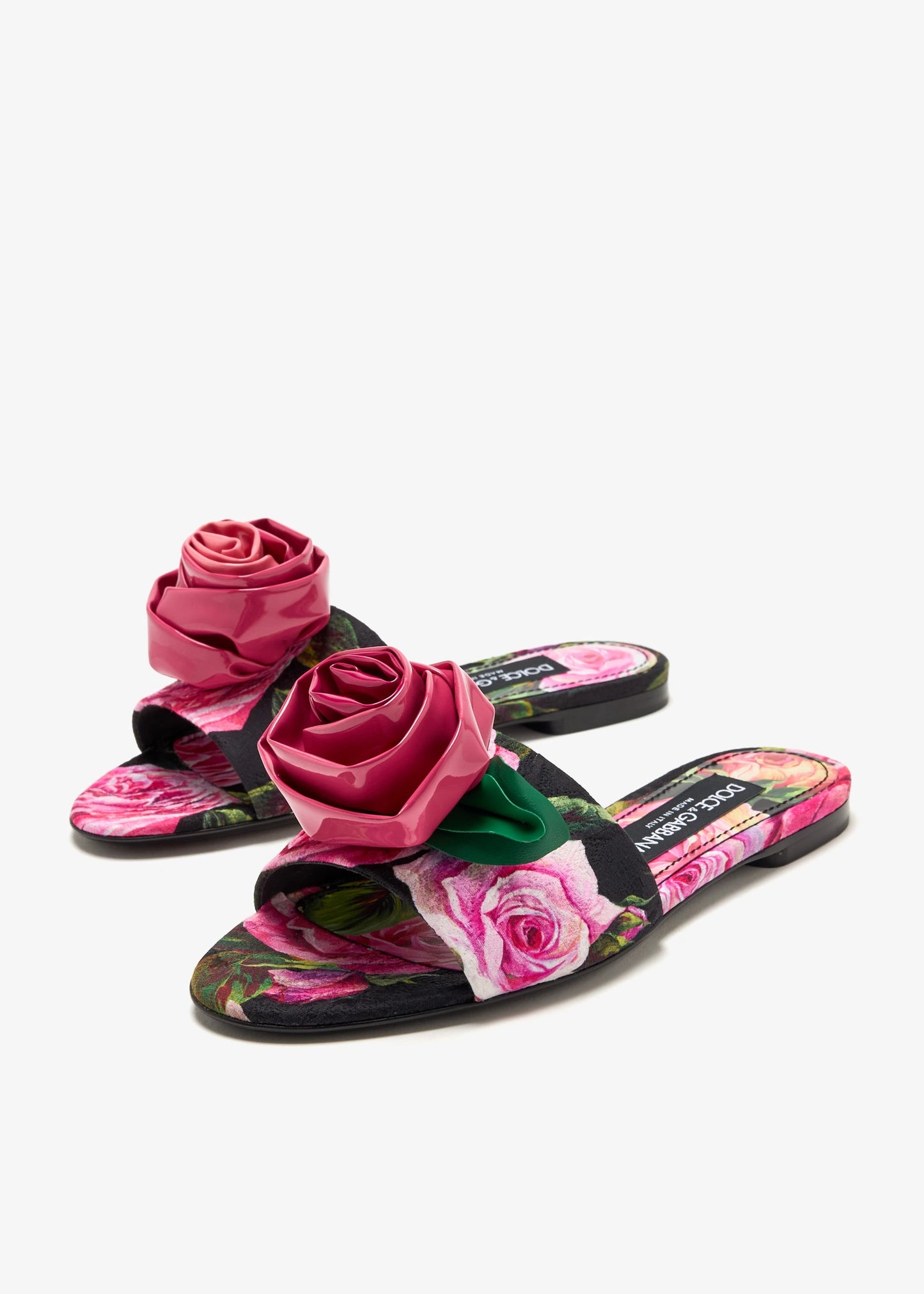 DOLCE & GABBANA Brocade slide sandals