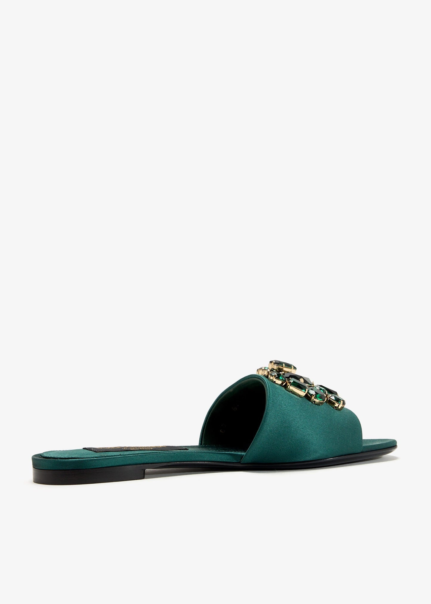 DOLCE & GABBANA Gemstone satin sandals
