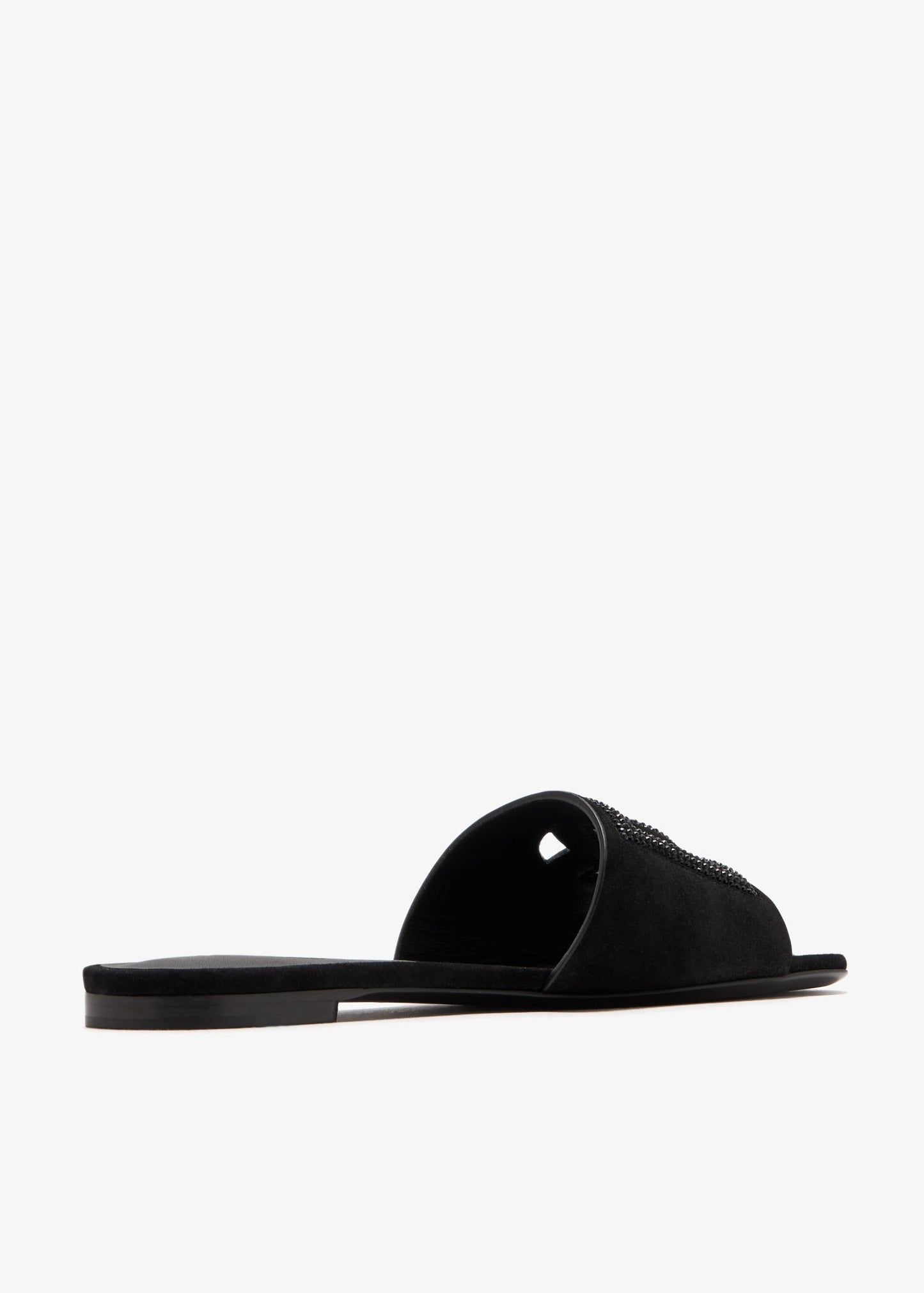 DOLCE & GABBANA Rhinestone-Embellished Slide Sandals